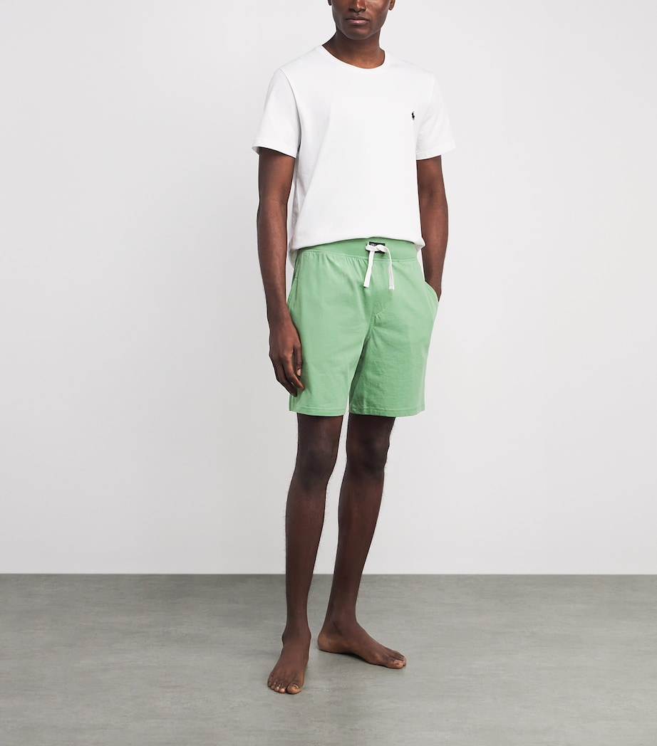 Cotton Pyjama Shorts OUTBACK GREEN Image 2