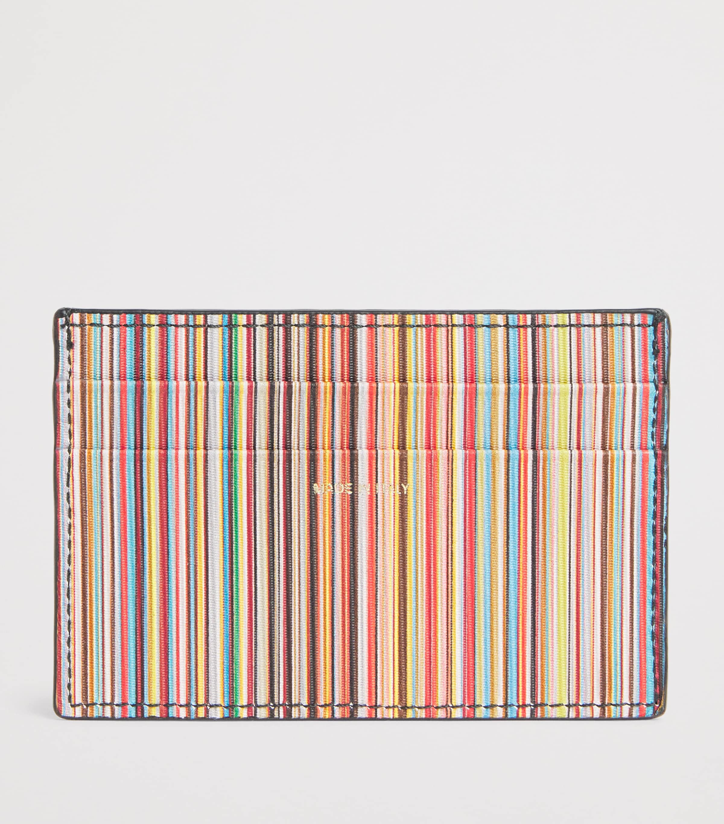 Paul Smith Leather Signature Stripe Card Holder Image 2