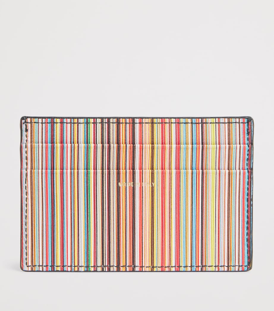 Paul Smith Leather Signature Stripe Card Holder Image 2