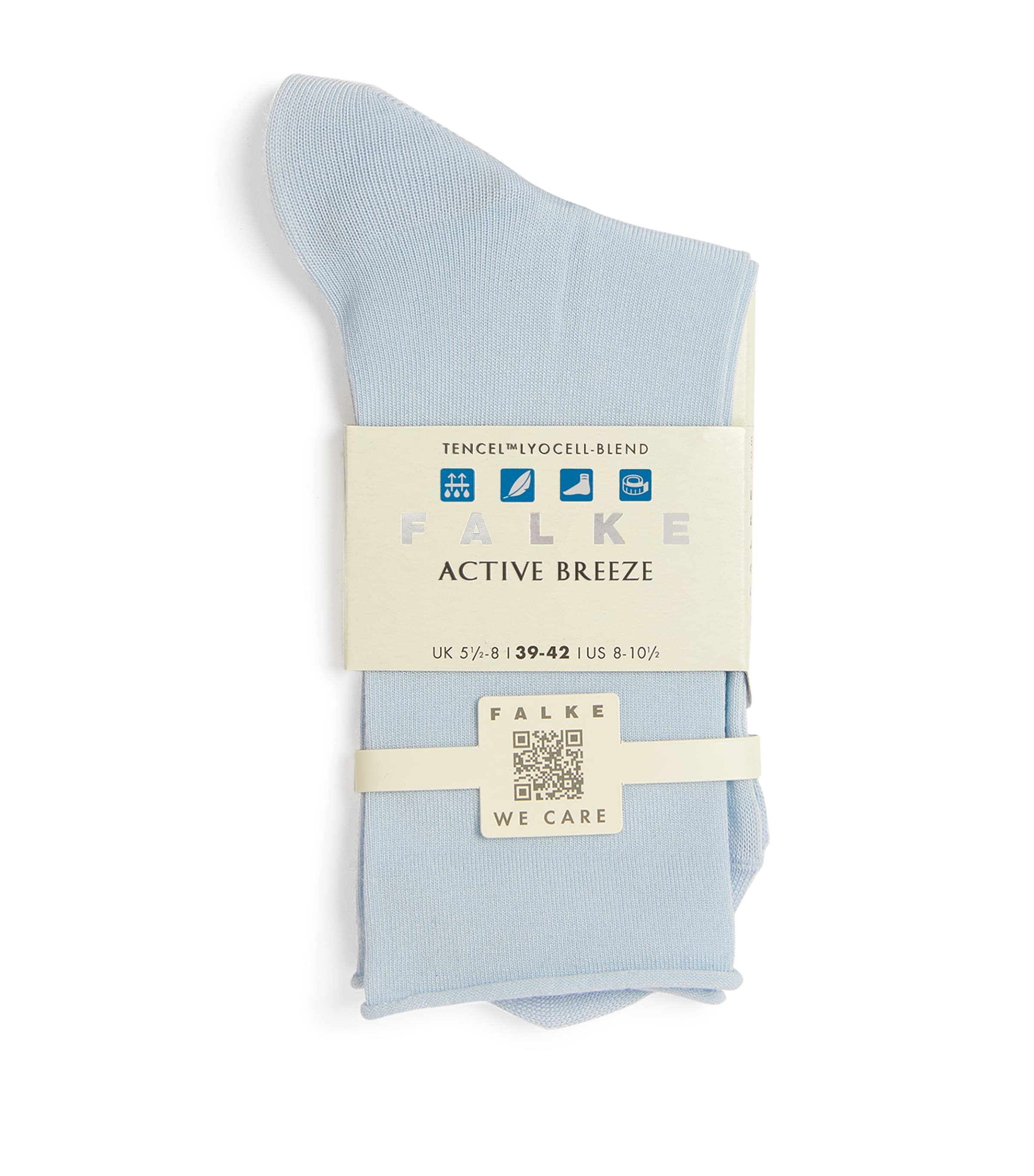 Falke Womens Active Breeze Ankle Socks Light Blue Image 1