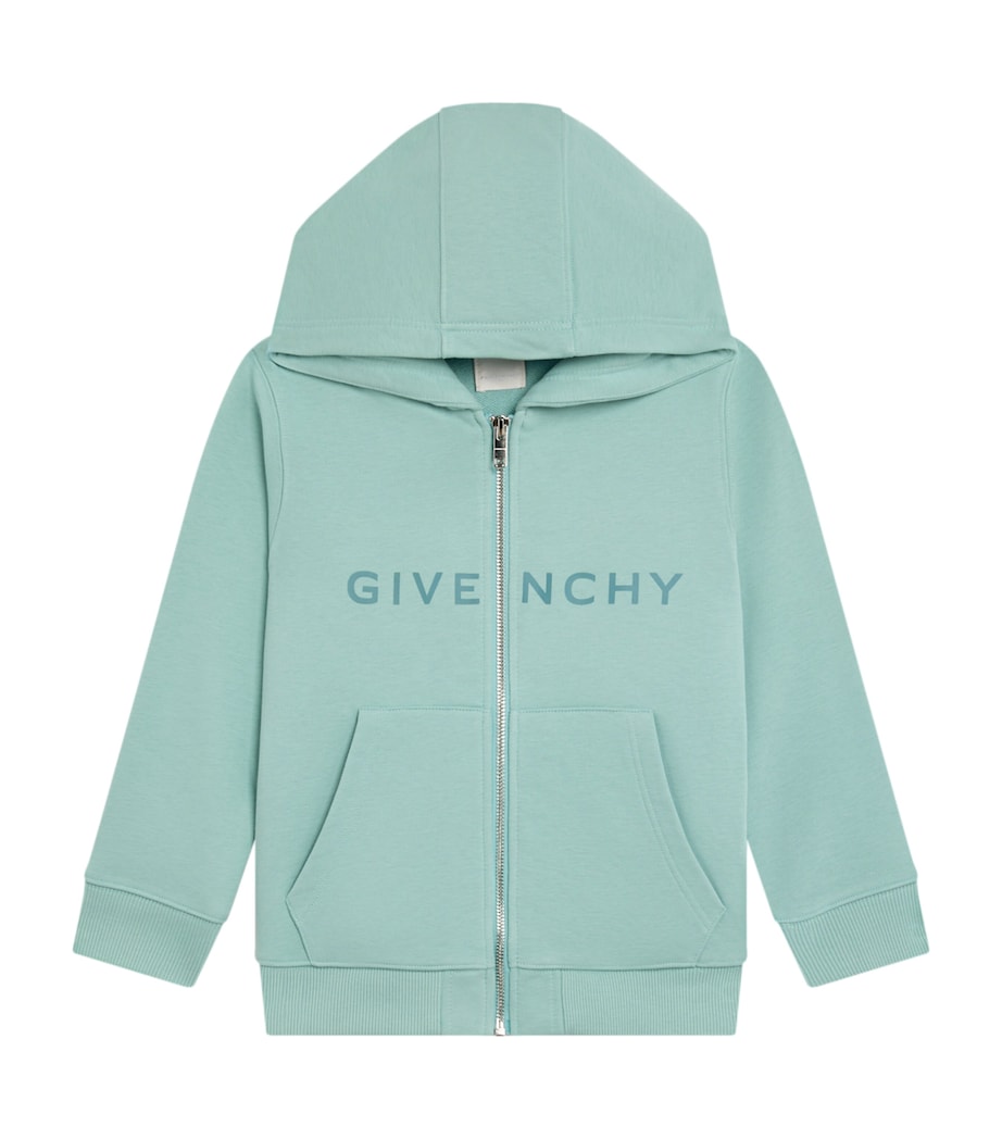 Cotton-Blend Logo Hoodie (4-12+ Years) MEDIUM GREY Image 1