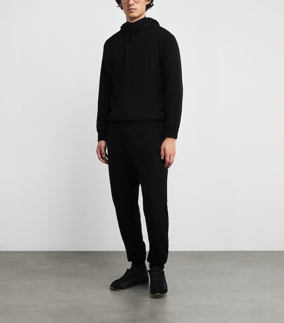 Cashmere Hoodie BLACK Image 5