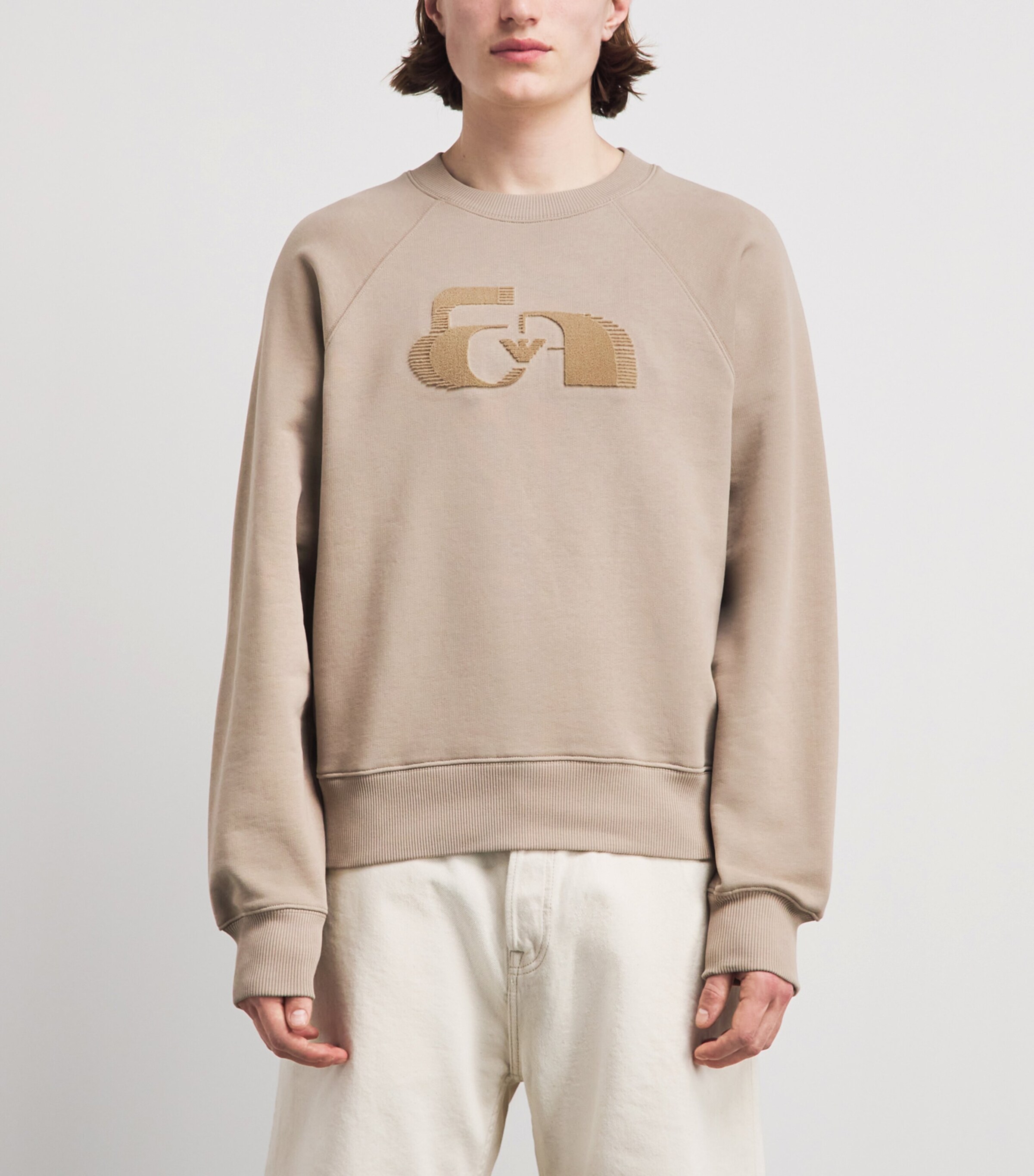 Emporio Armani Mens Cotton Logo Sweatshirt Image 4