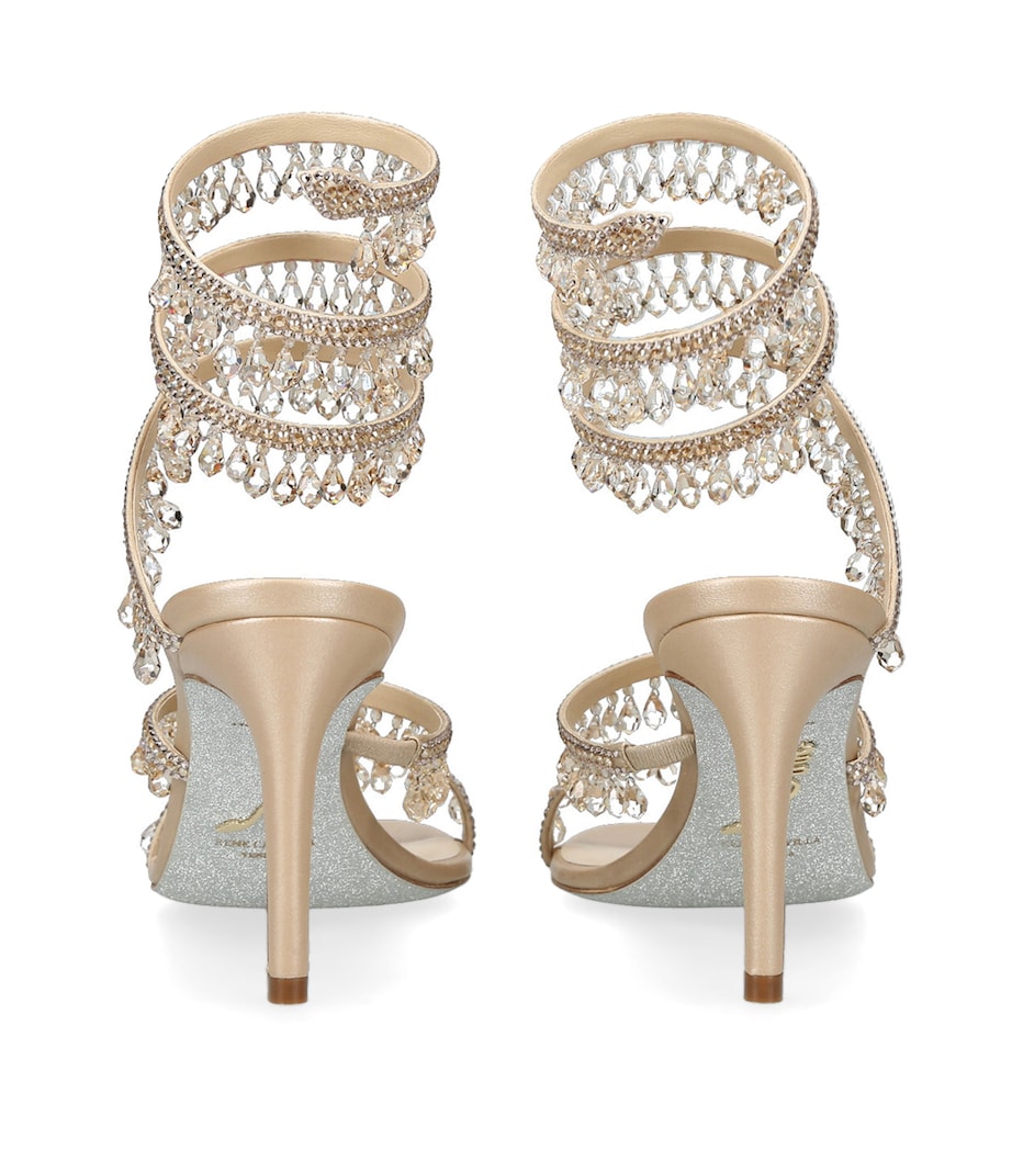 Leather Chandelier Sandals 80 BEIGE OTH Image 2