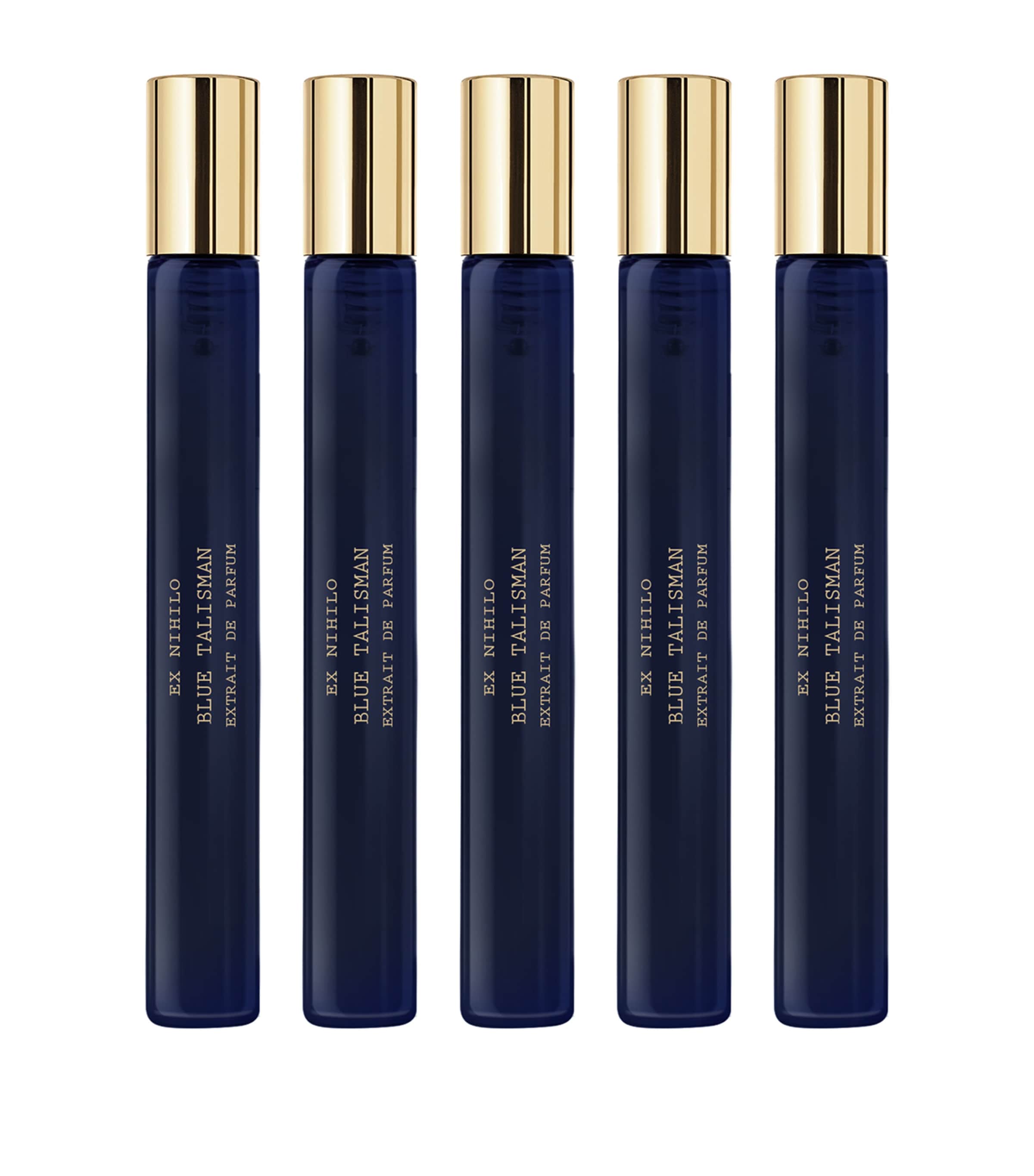 Ex Nihilo Blue Talisman Extrait de Parfum Travel Set (5 x 7.5m) Blue Gold Image 1
