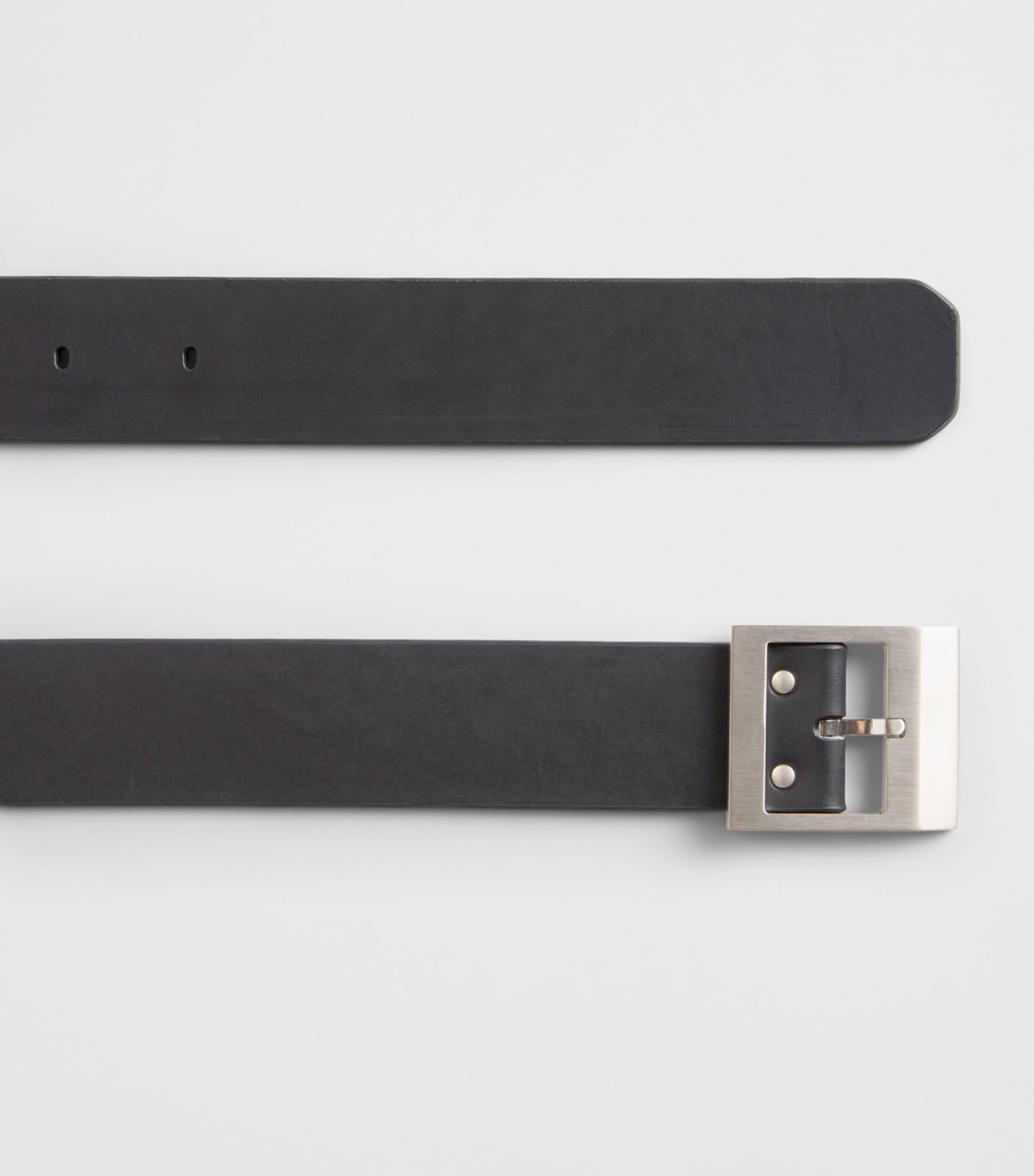 Rick Owens Leather Stooges Belt Black Image 3