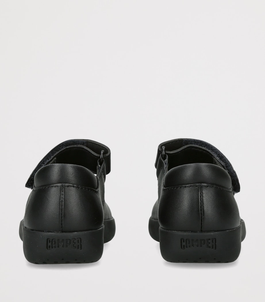 Camper Leather Spiral Comet Mary Janes Black Image 4