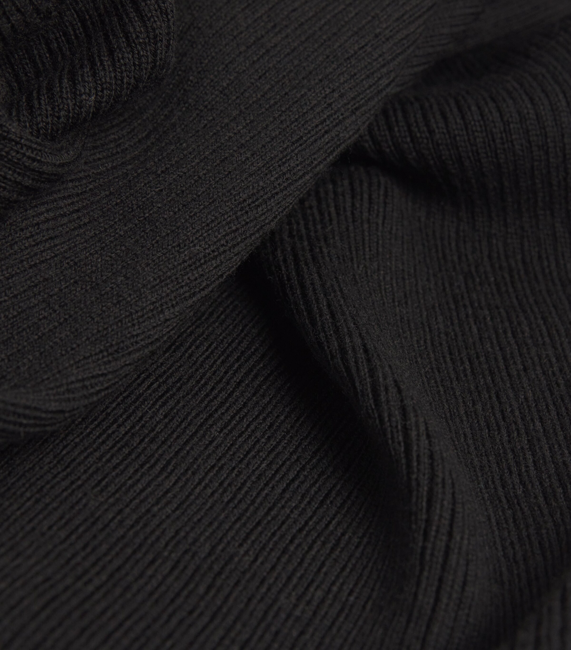 Johnstons Of Elgin Womens Merino Wide-Leg Trousers Black Image 5