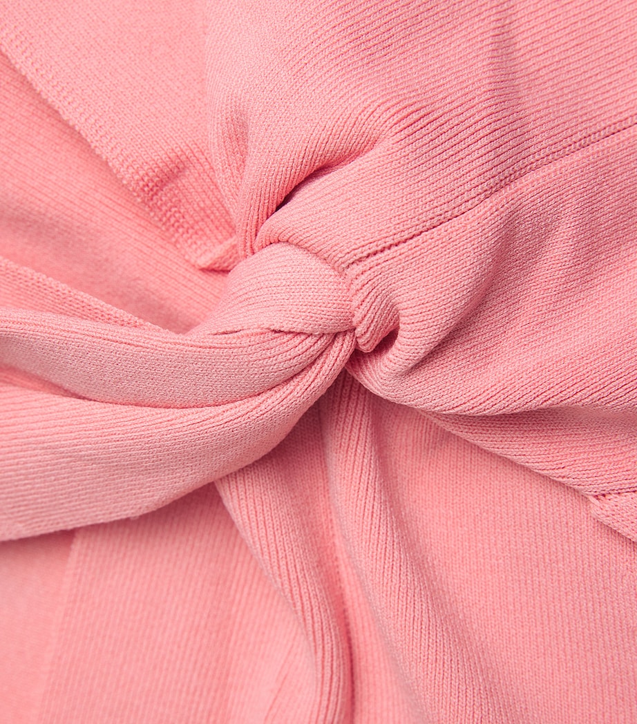 Twist-Front Dawnette Midi Dress BUBBLE Image 5