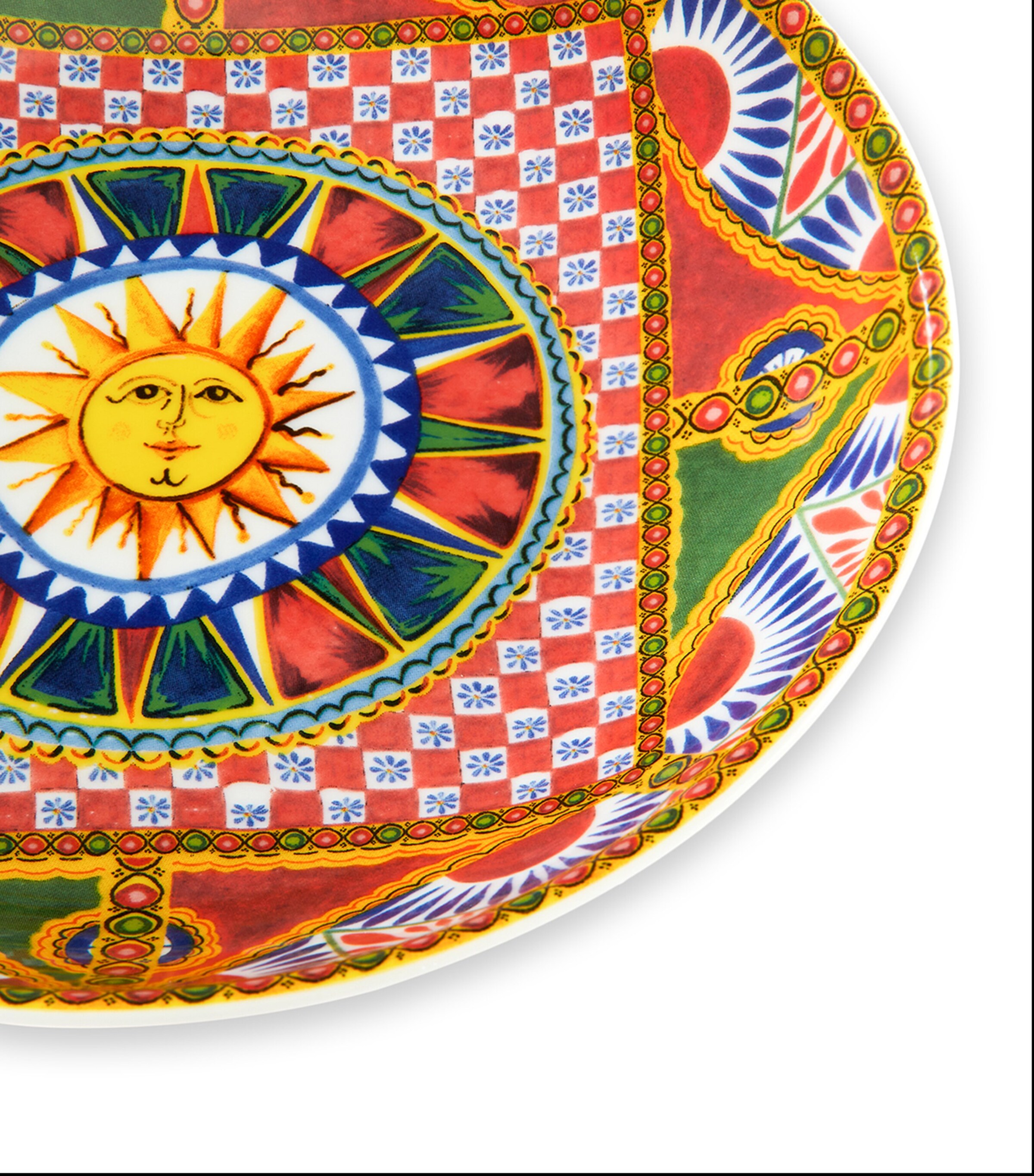 Dolce&Gabbana Casa Set of 2 Carretto Plates (20cm) Sole F Do Carr Image 5