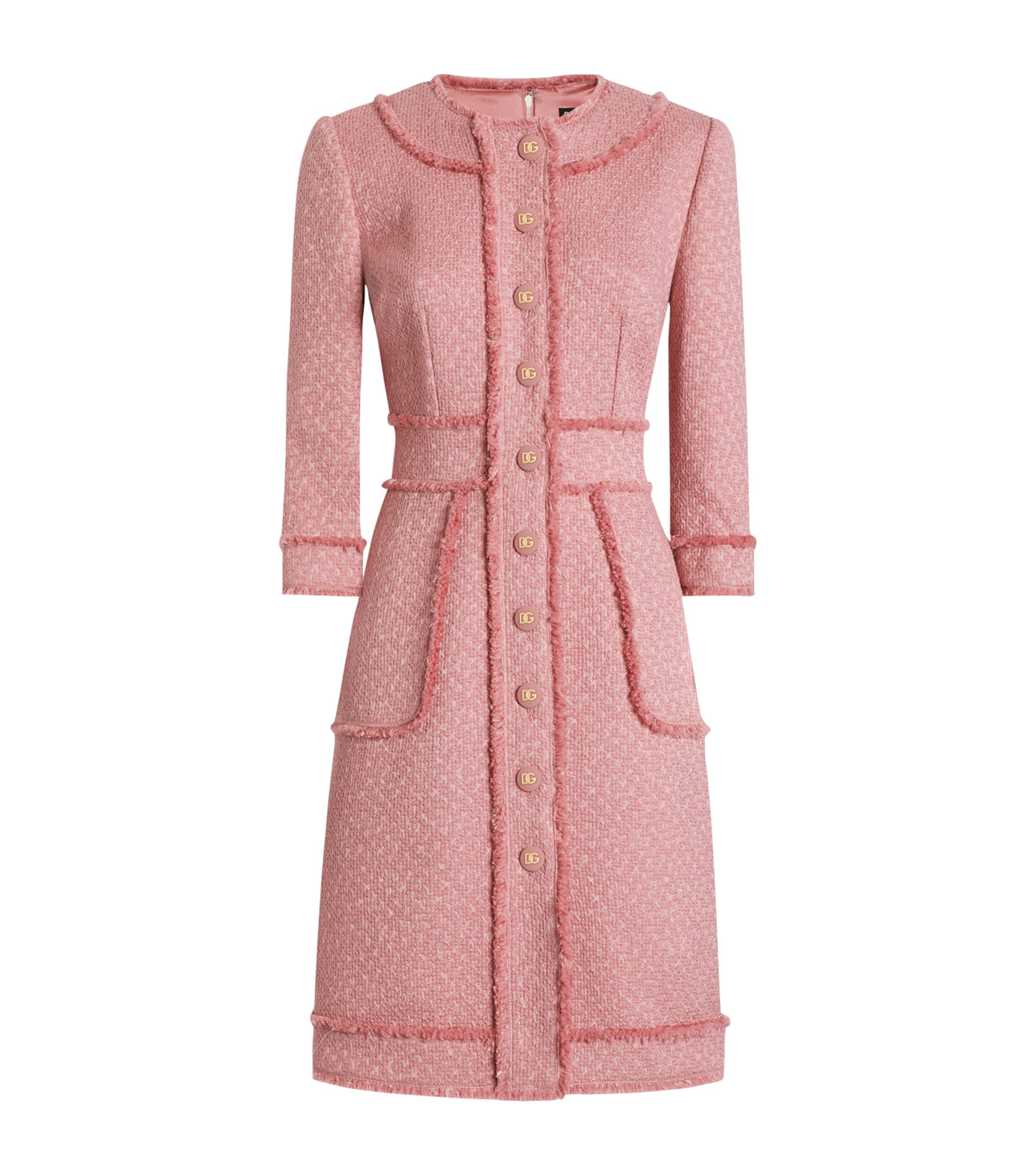 Dolce & Gabbana Wool-blend Tweed Mini Dress