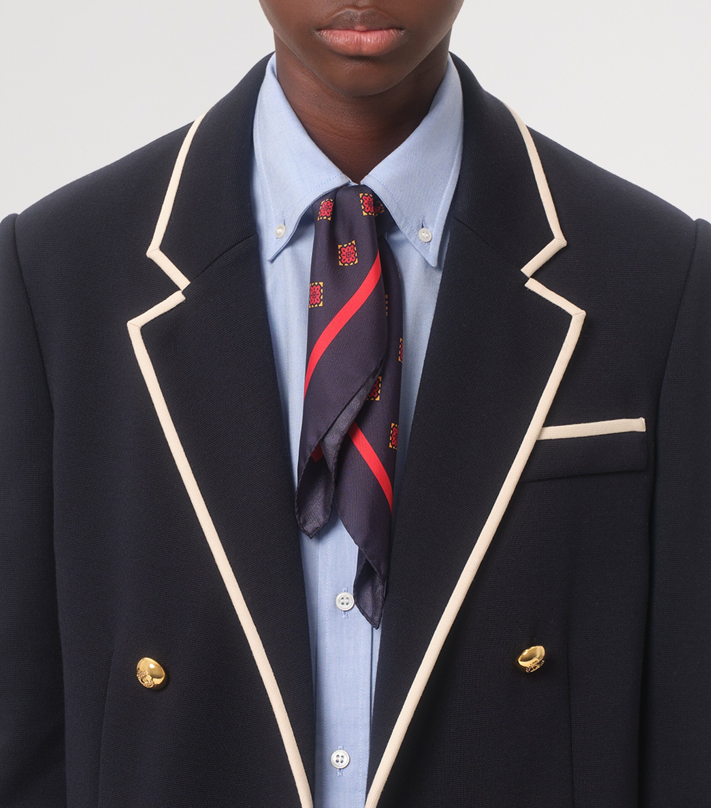 Virgin Wool Double-Breasted Blazer FA8 Image 2