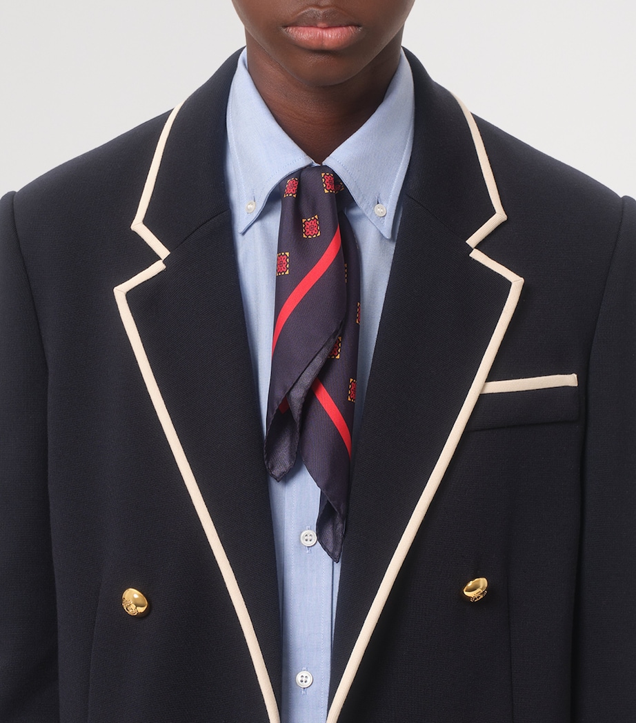 Virgin Wool Double-Breasted Blazer FA8 Image 2