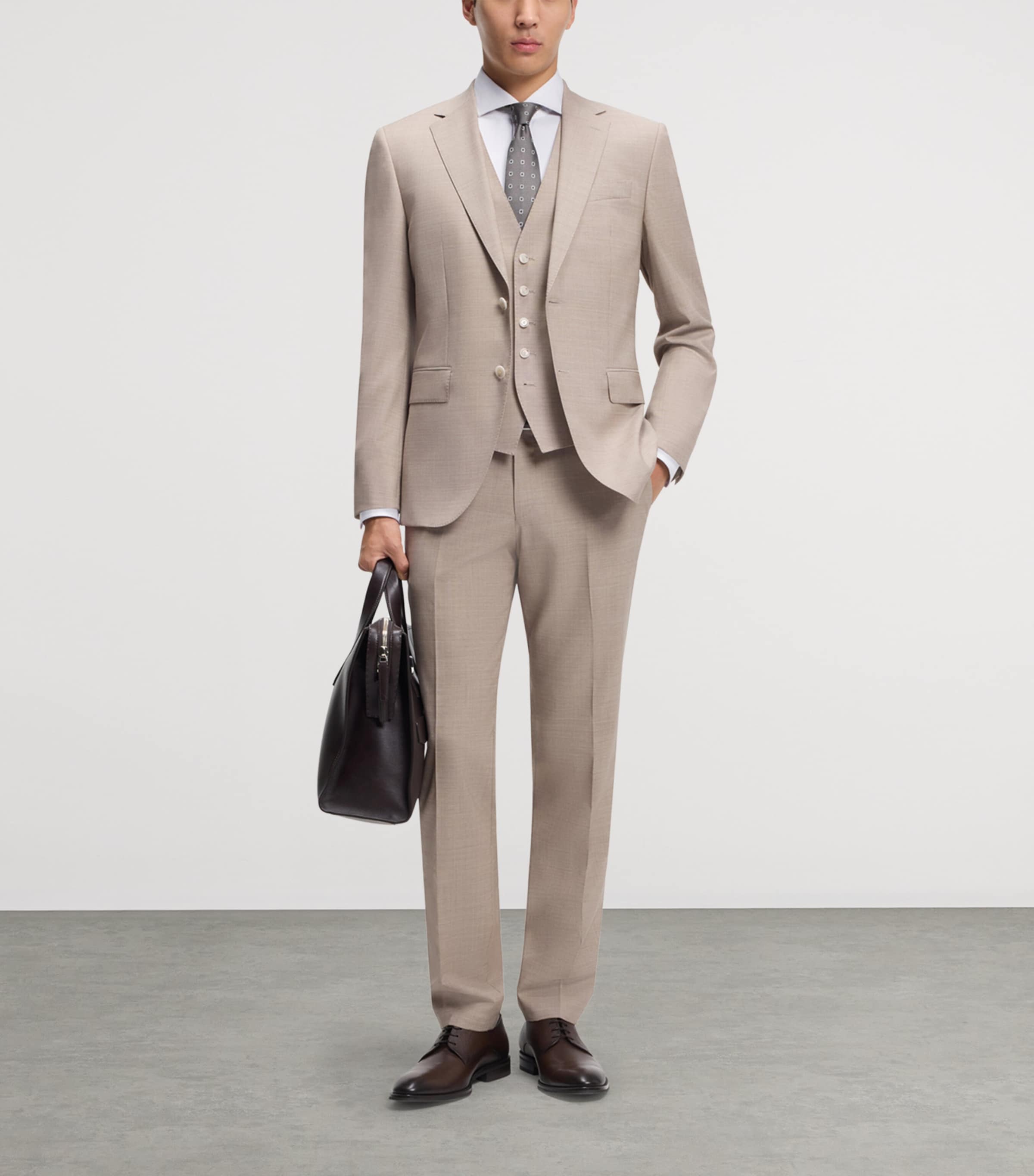 BOSS Mens Cotton Slim-Fit Shirt Image 4