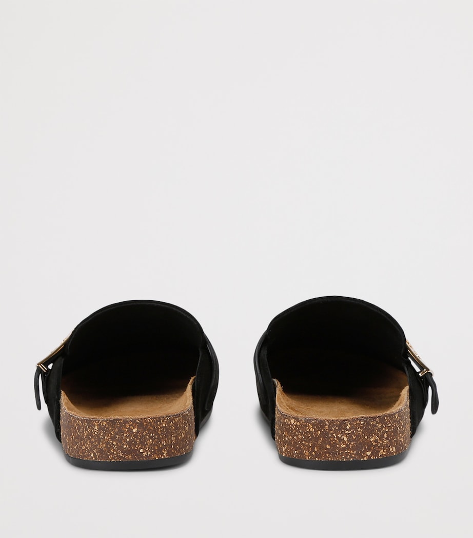Suede Mellow Mules BLK/OTHER Image 2