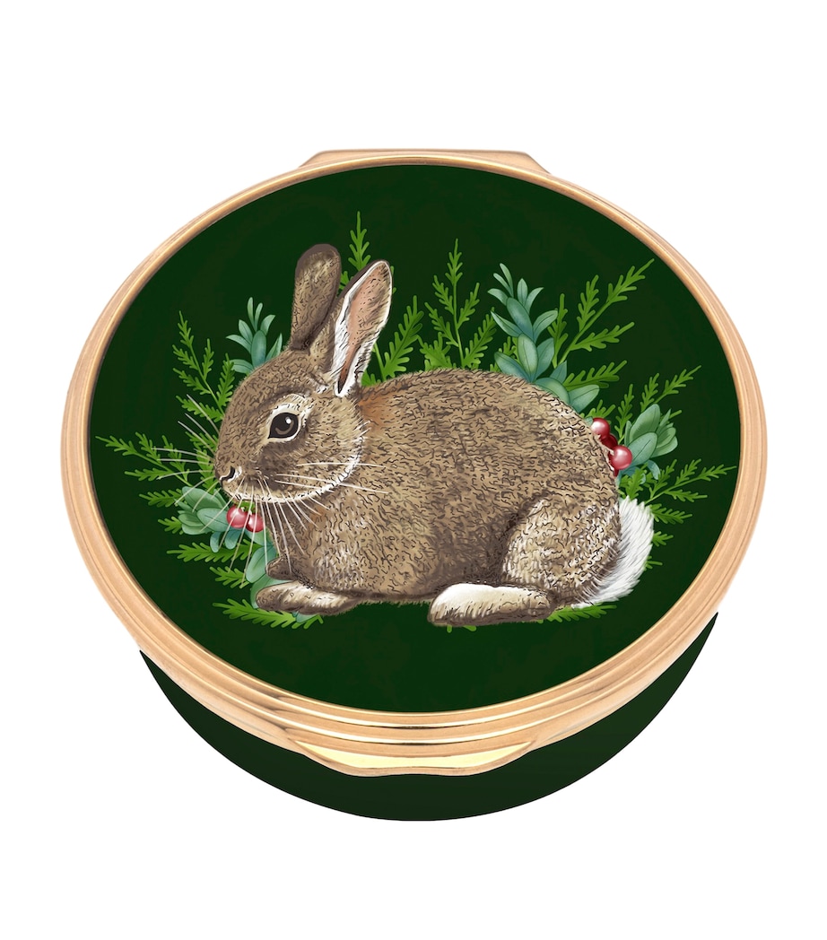 Enamel Woodland Wildlife Rabbit Box MULTI Image 1