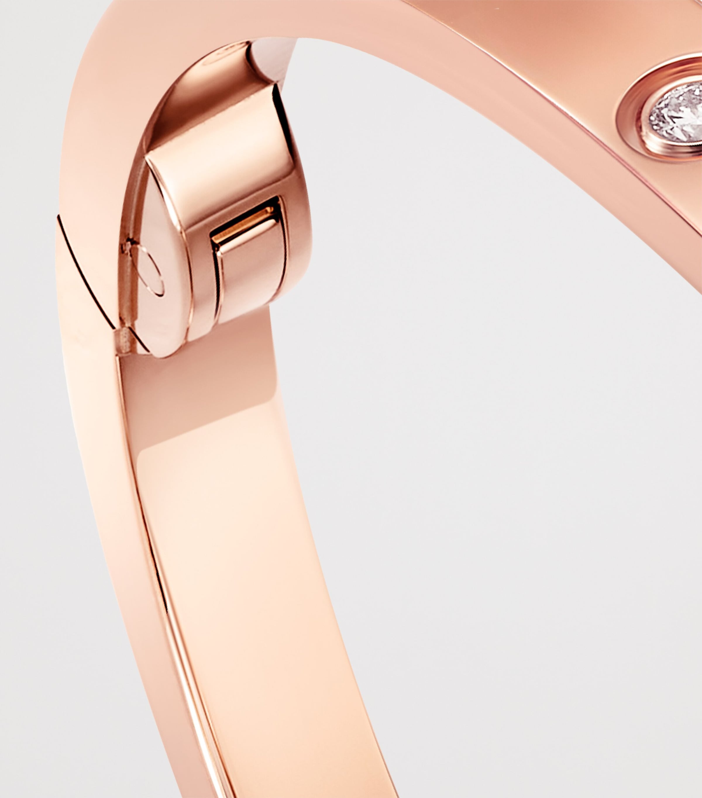 Cartier Small Rose Gold and Diamond LOVE Bracelet Rose Gold Image 7