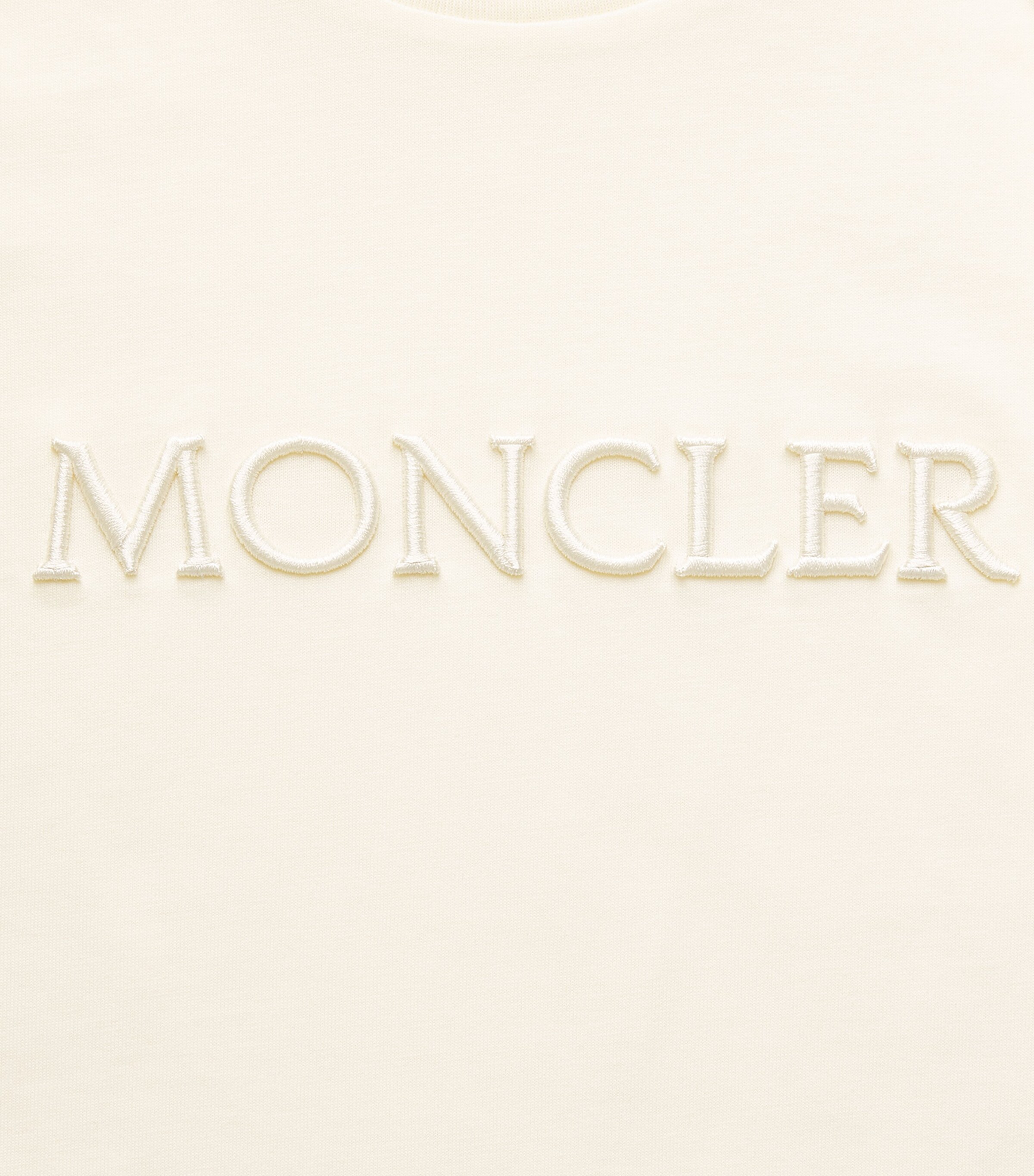 Moncler Womens Cotton Logo T-Shirt Image 6