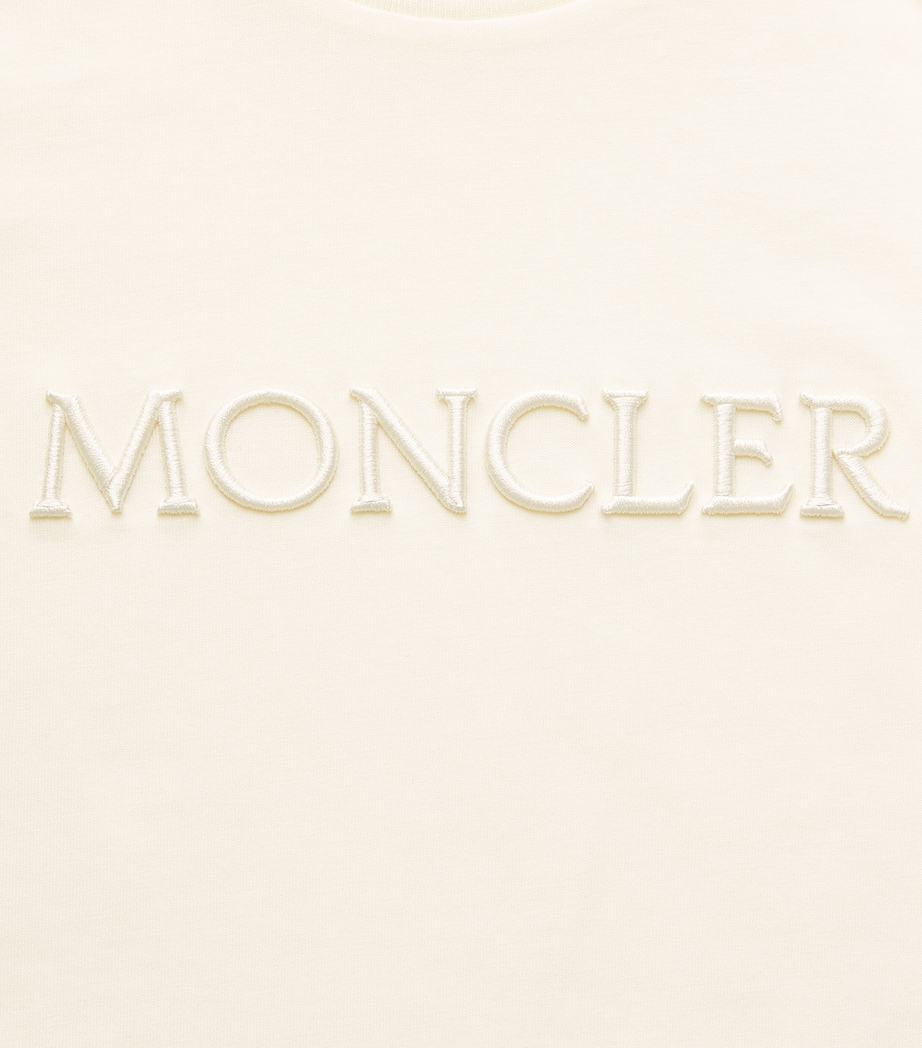 Moncler Womens Cotton Logo T-Shirt Image 6