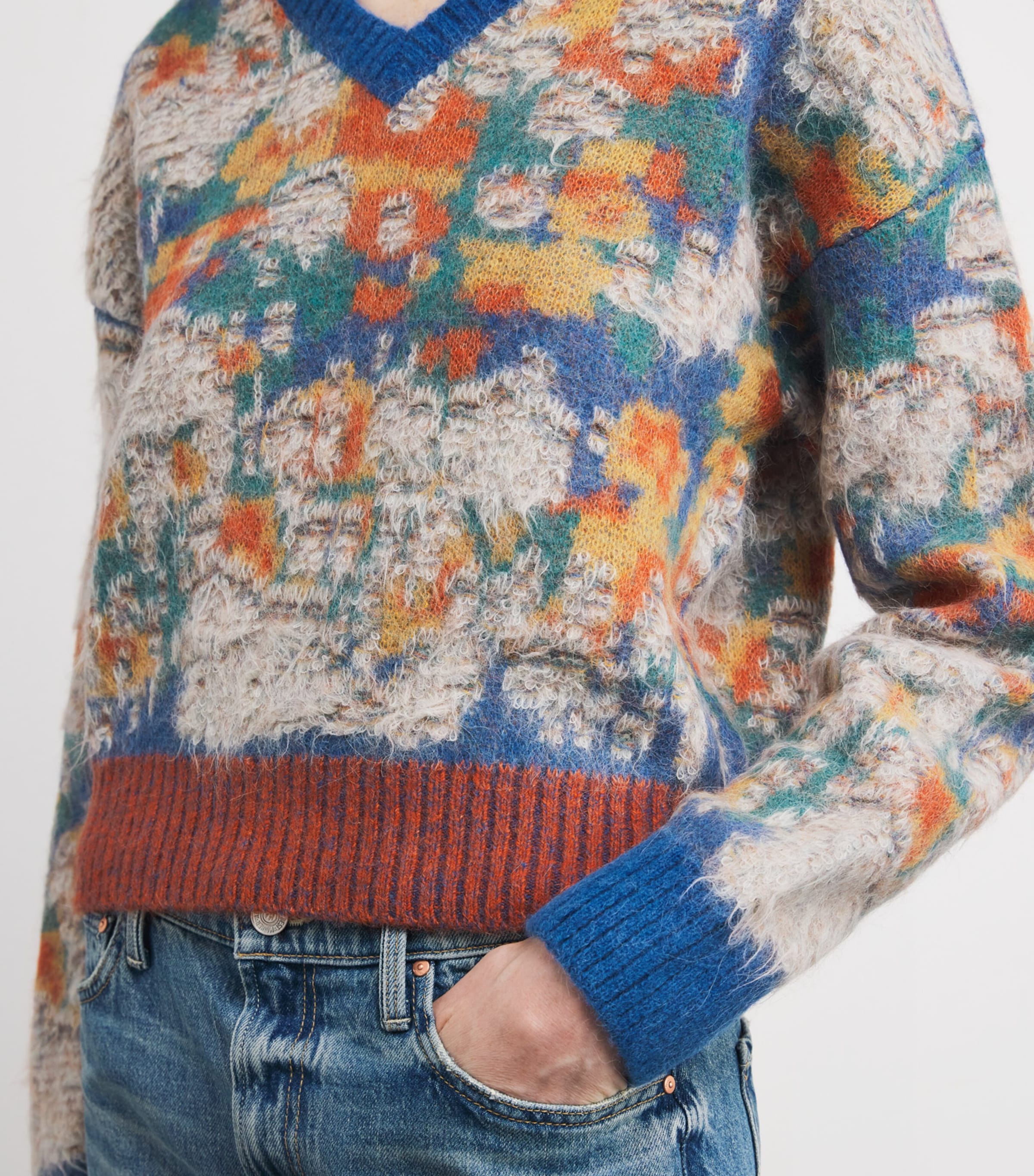 The Crop Varsity Sweater FIXER UPPER FXU Image 6