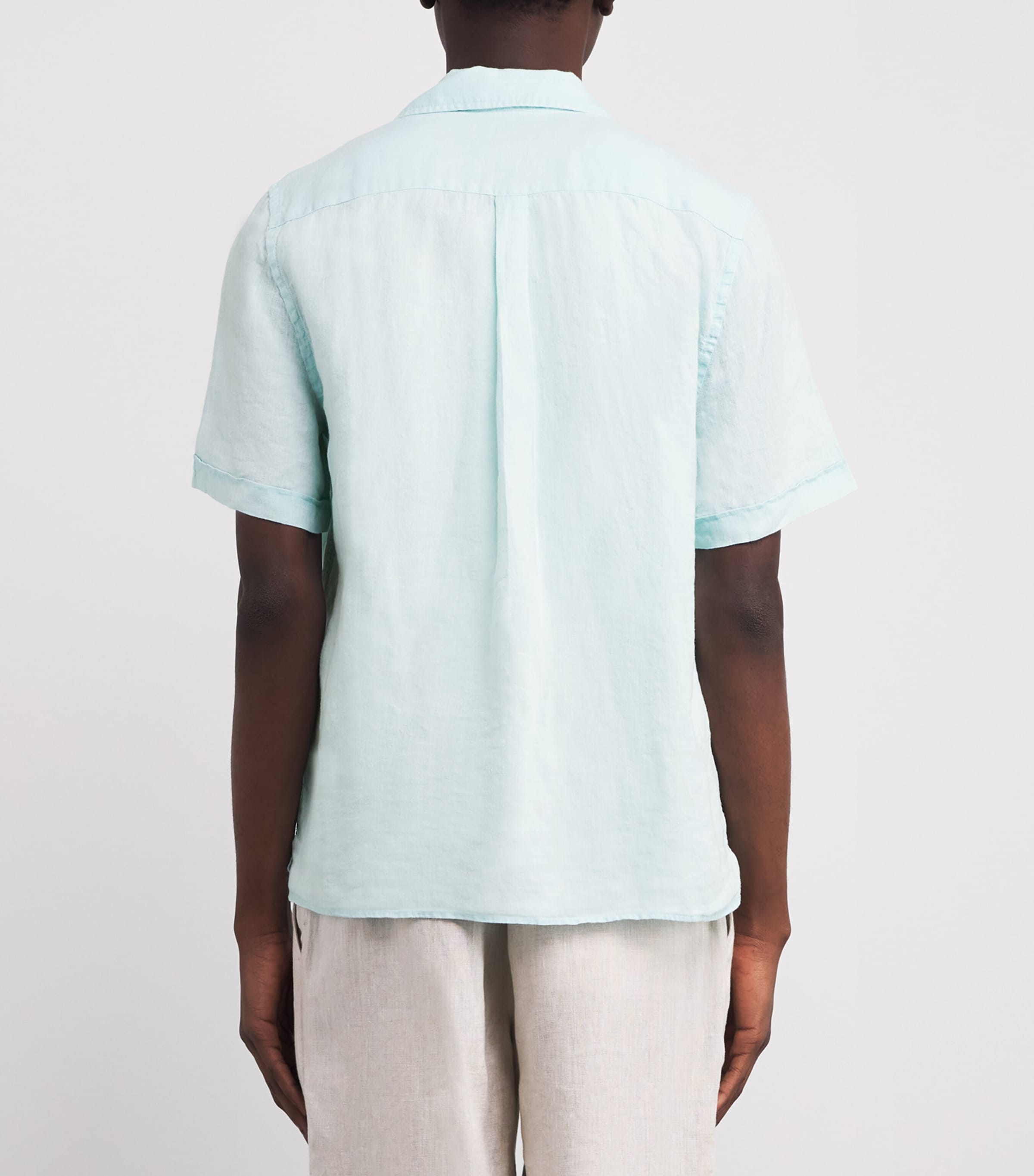 Linen Charli Shirt 315-PACIFIC Image 4