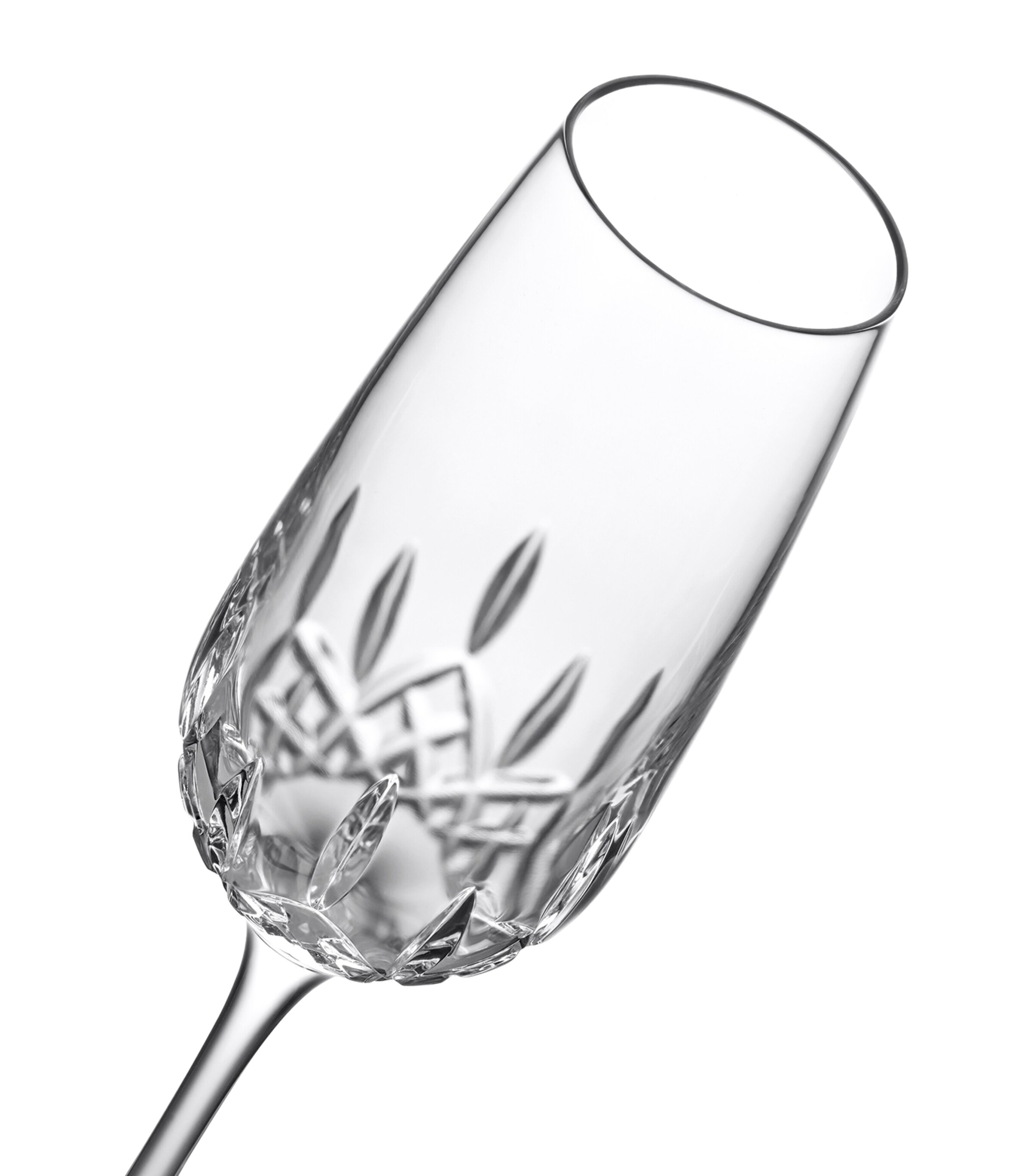 Set of 2 Lismore Essence Champagne Flutes (336ml) CLEAR Image 3