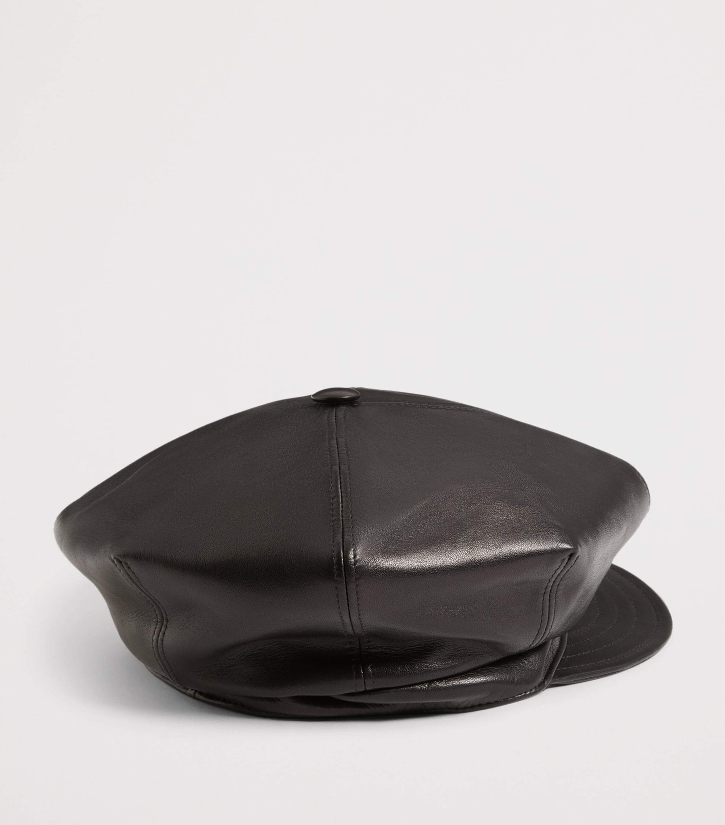 Leather VLogo Signature Beret FV0 Image 4