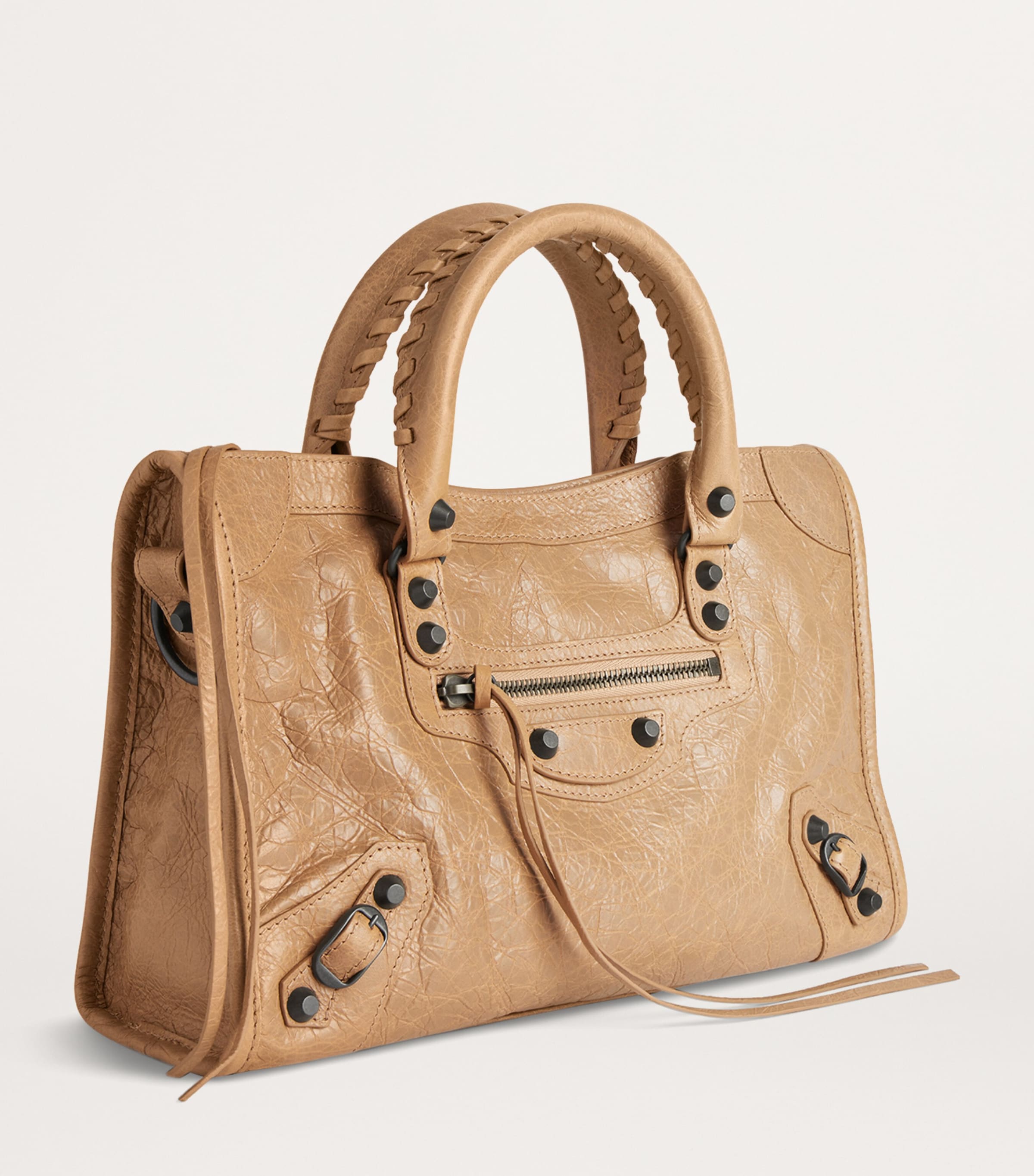 Balenciaga Small Leather Le City Top-Handle Bag Image 3