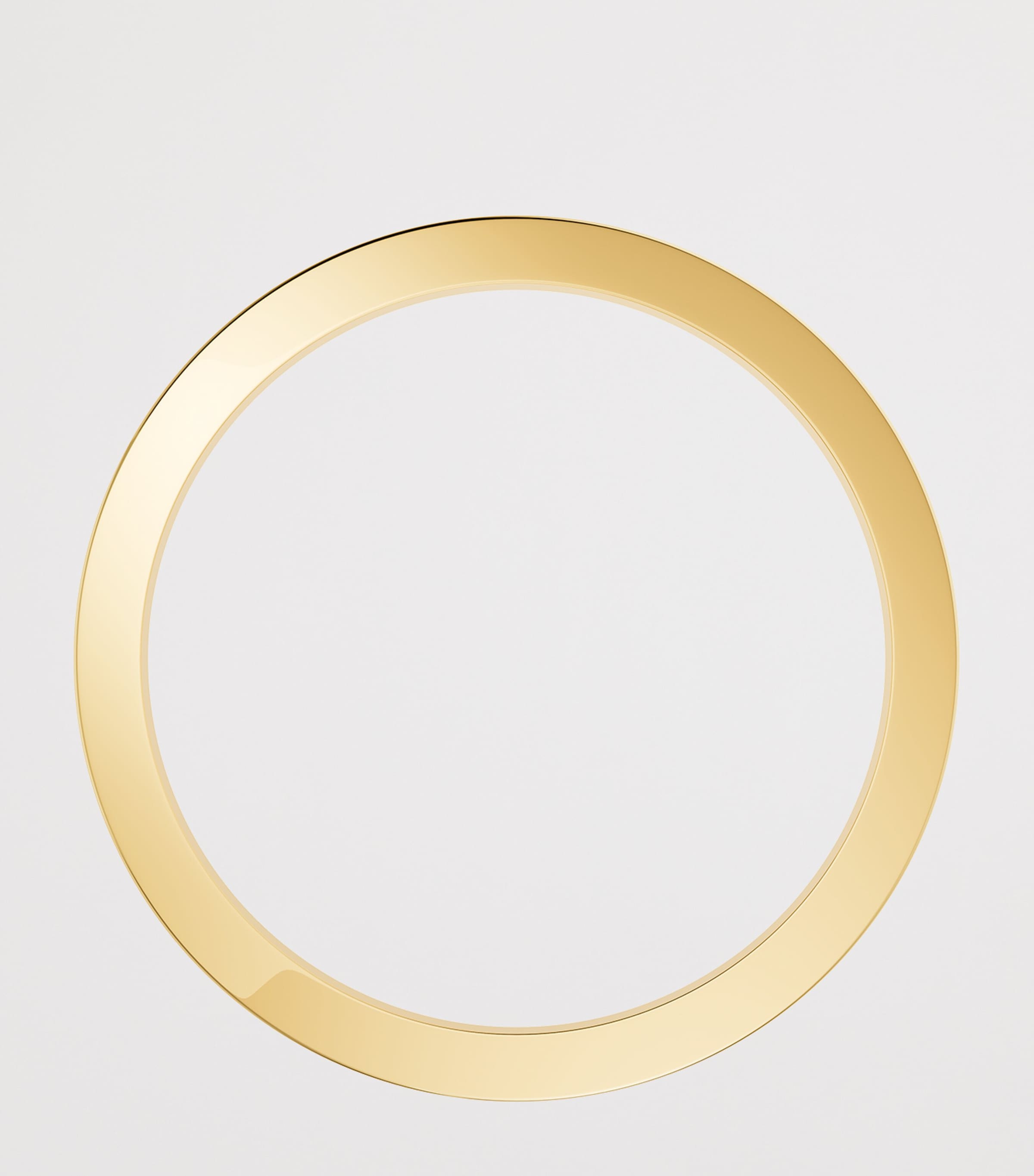 Yellow Gold and Diamond C de Cartier Wedding Ring YELLOW GOLD Image 3