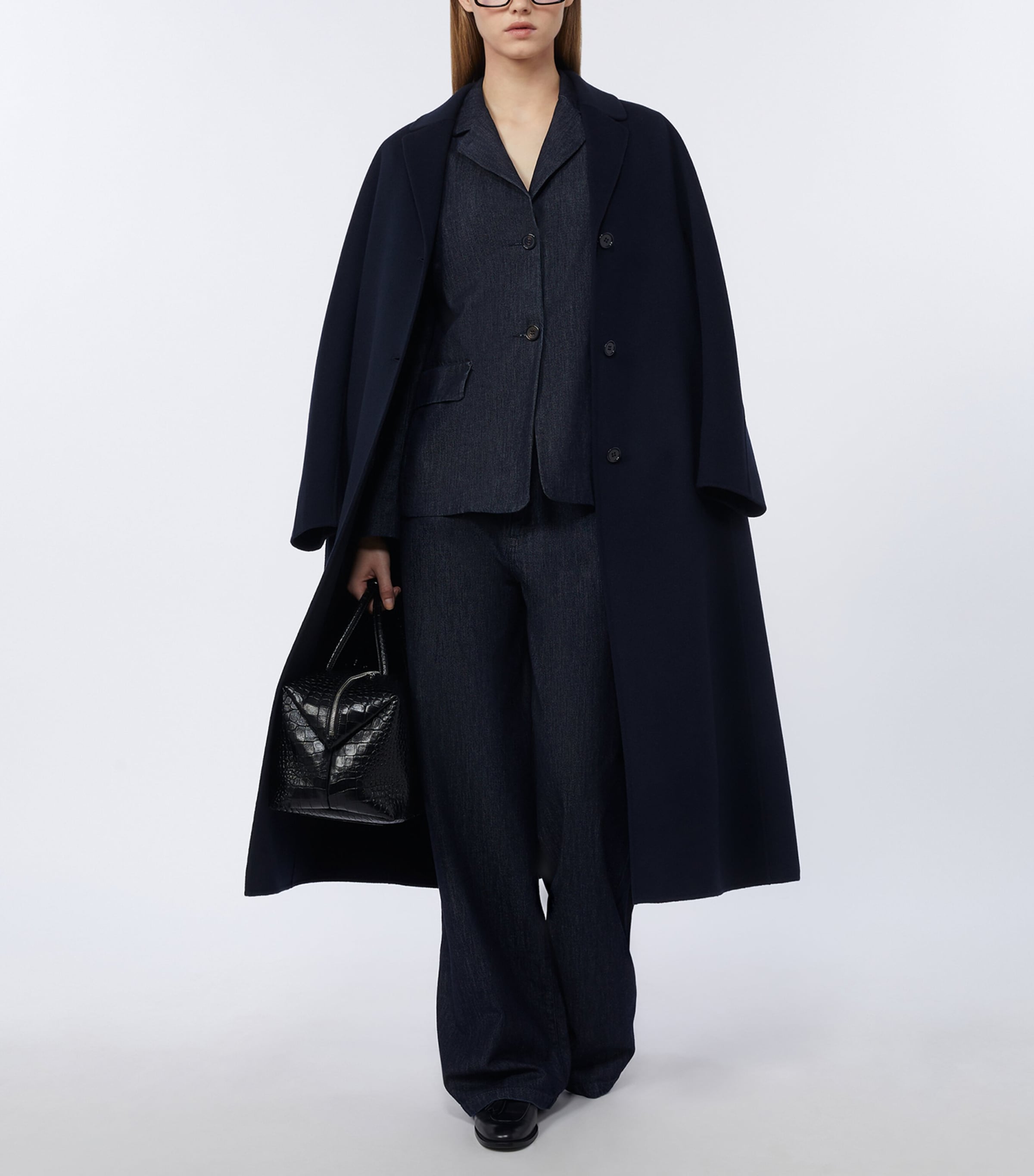 Denim Single-Breasted Blazer ULTRAMARINE Image 2