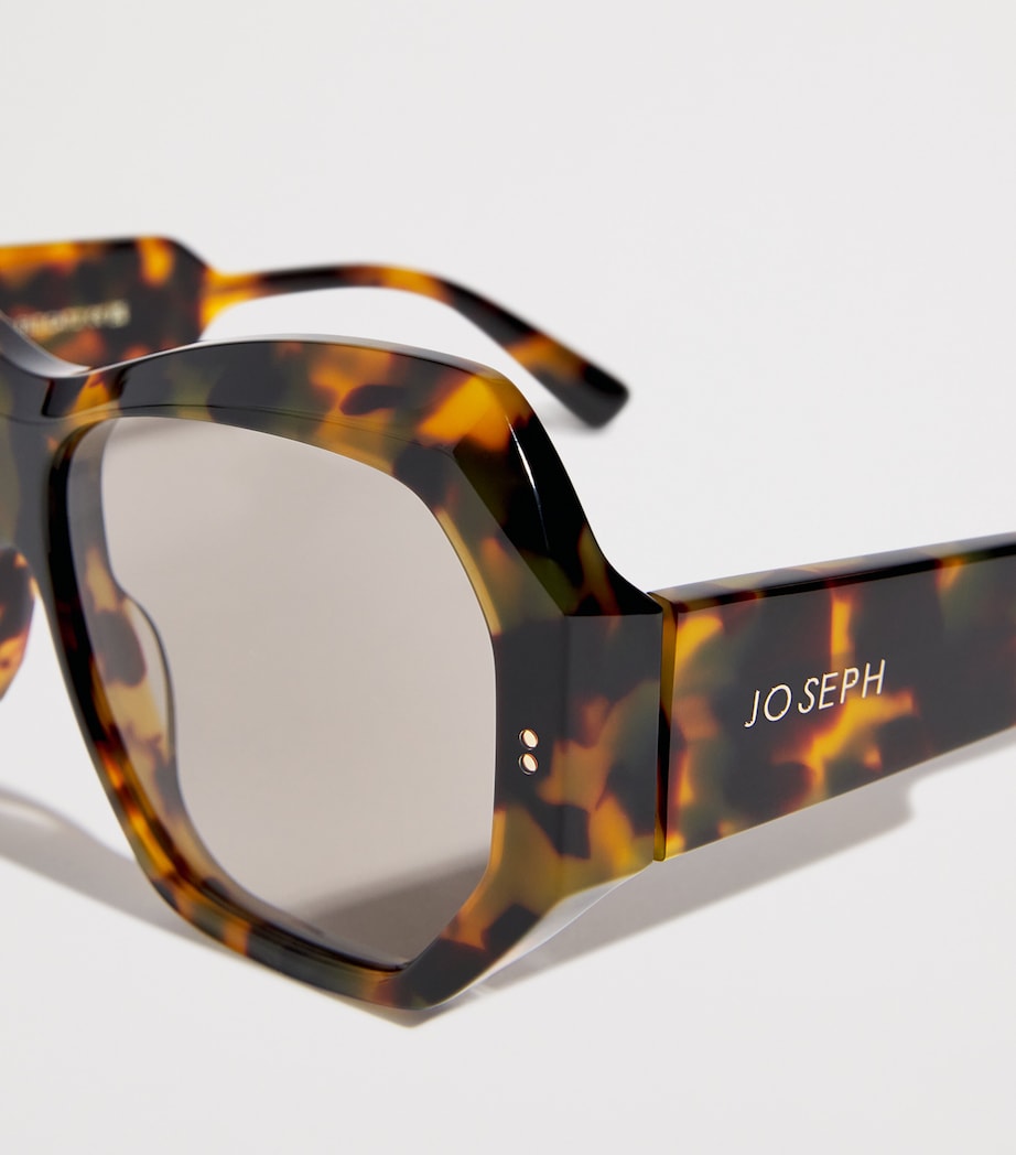 Joseph Butterfly Slima Sunglasses Tortoise Image 5