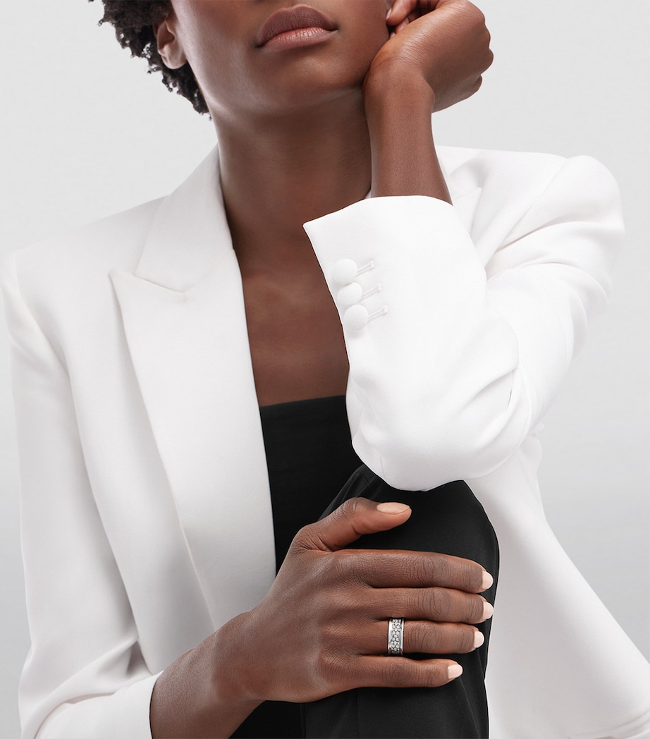 White Gold and Diamond B.zero1 Ring WHITE GOLD Image 6