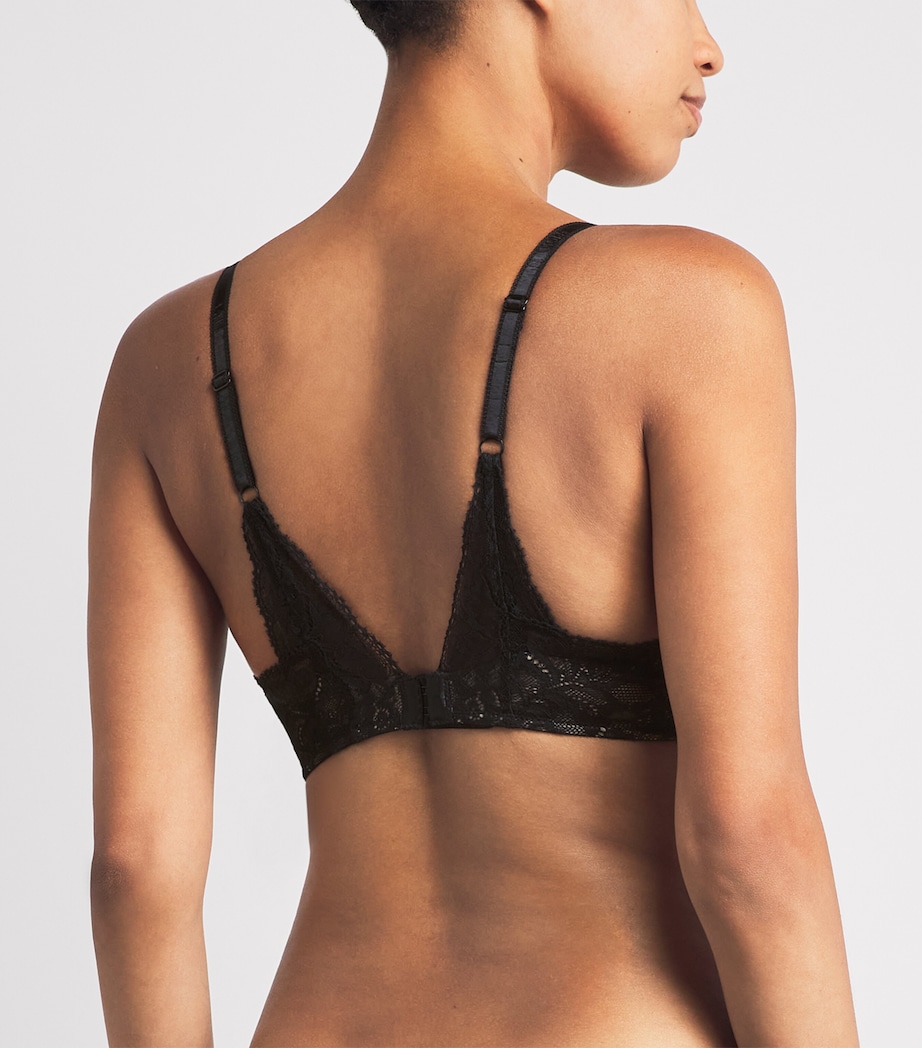 Aubade Womens Rosessence Plunge Bra Black Image 3