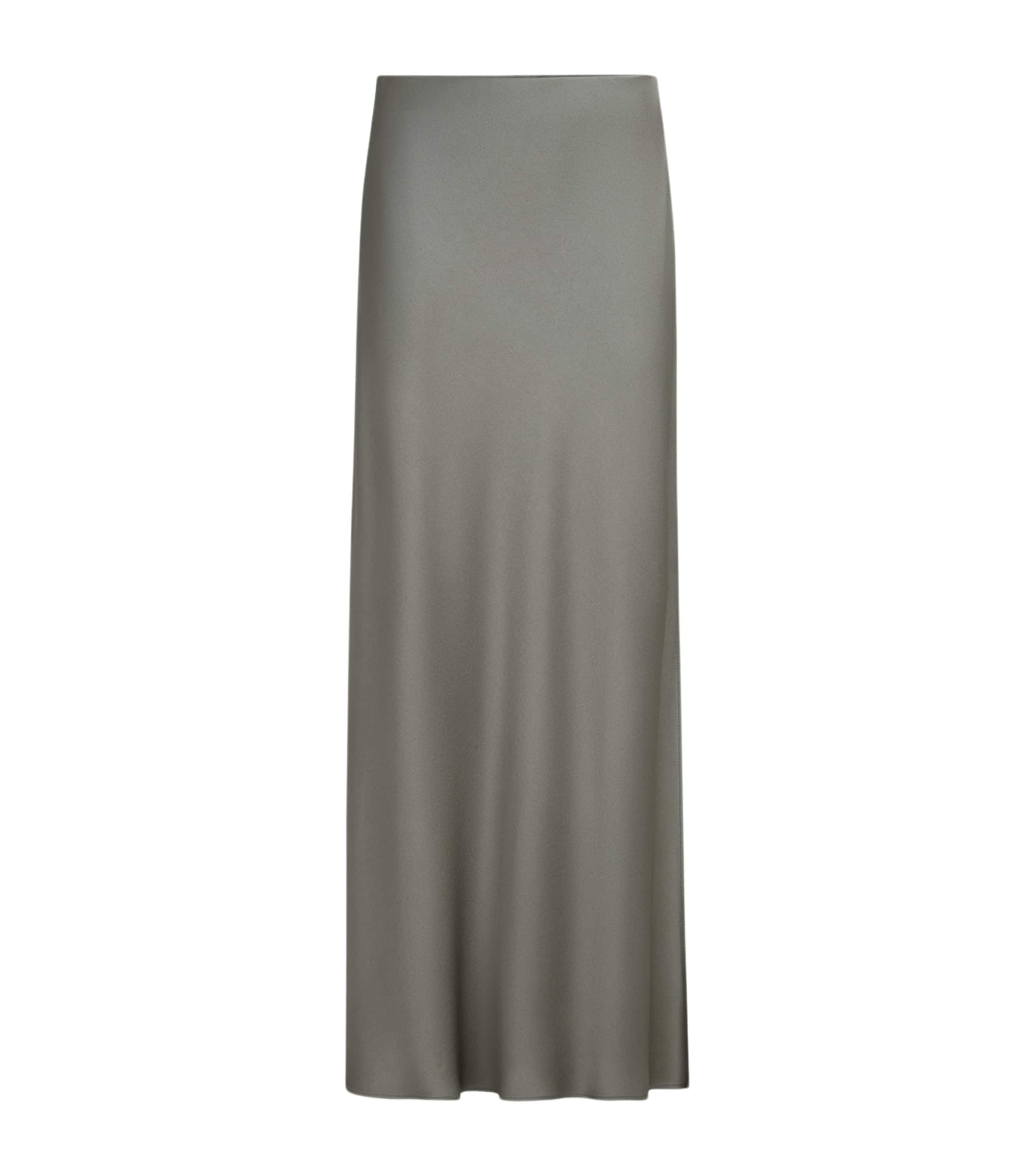 Satin Cady Maxi Skirt C9125 Image 1