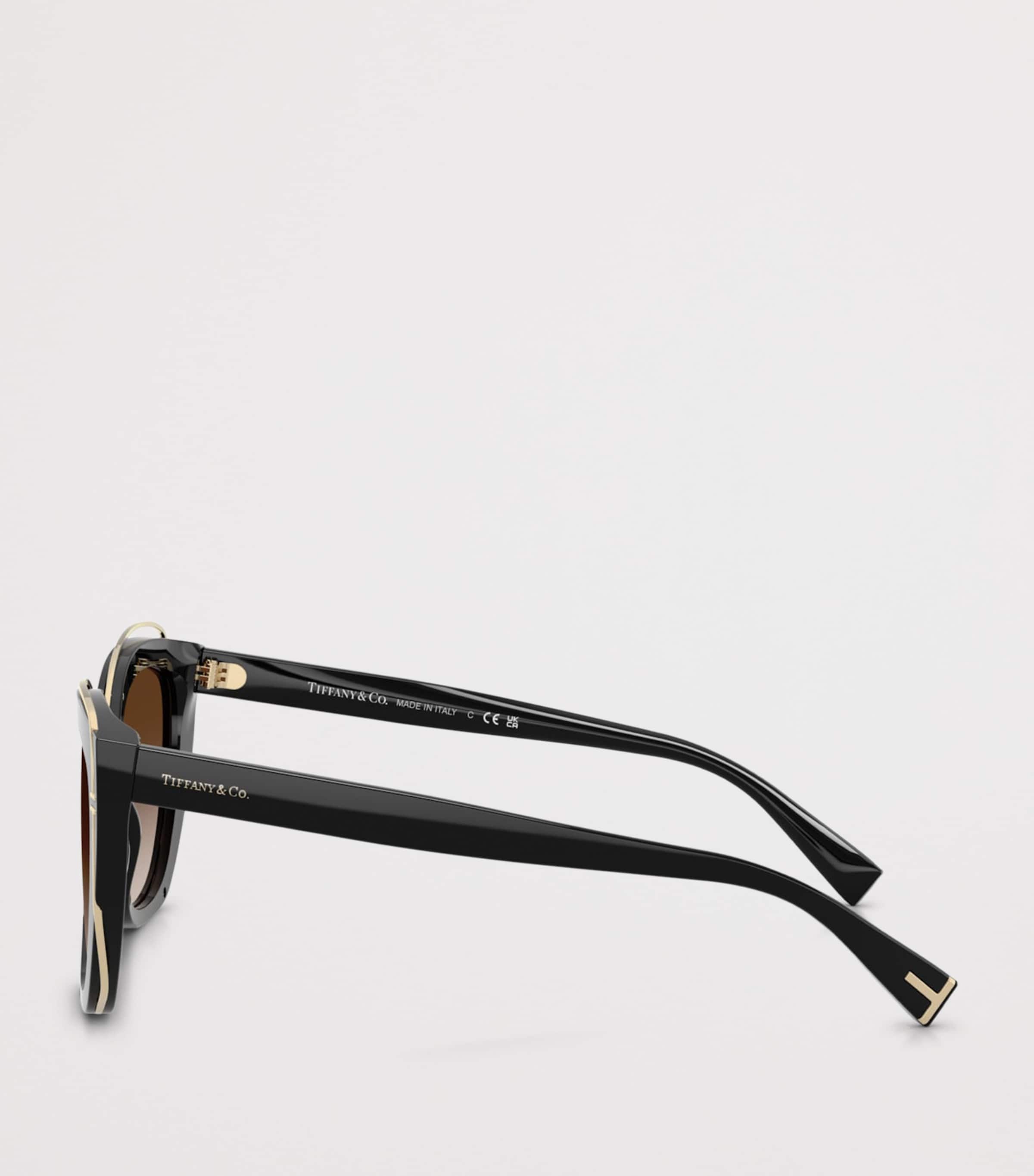 Tiffany & Co. Acetate TF4148 Cat Eye Sunglasses Black Image 3