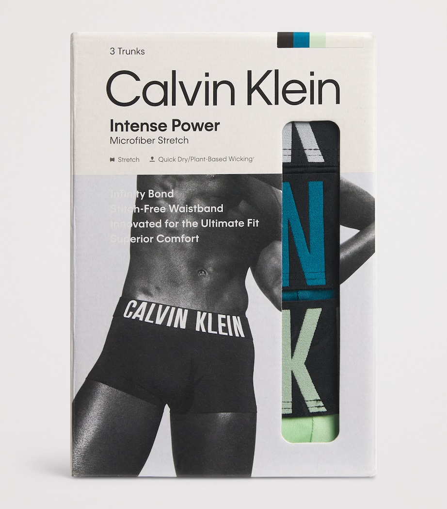 Intense Power Trunks (Pack of 3) ZD7BLACK/TEAL BREEZE Image 4