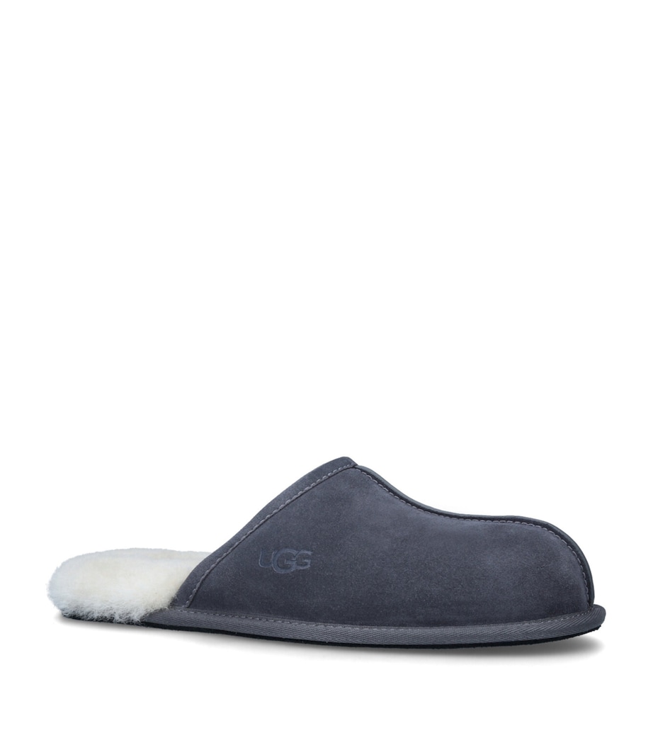 Suede Scuff Slippers GREY/DARK Image 1