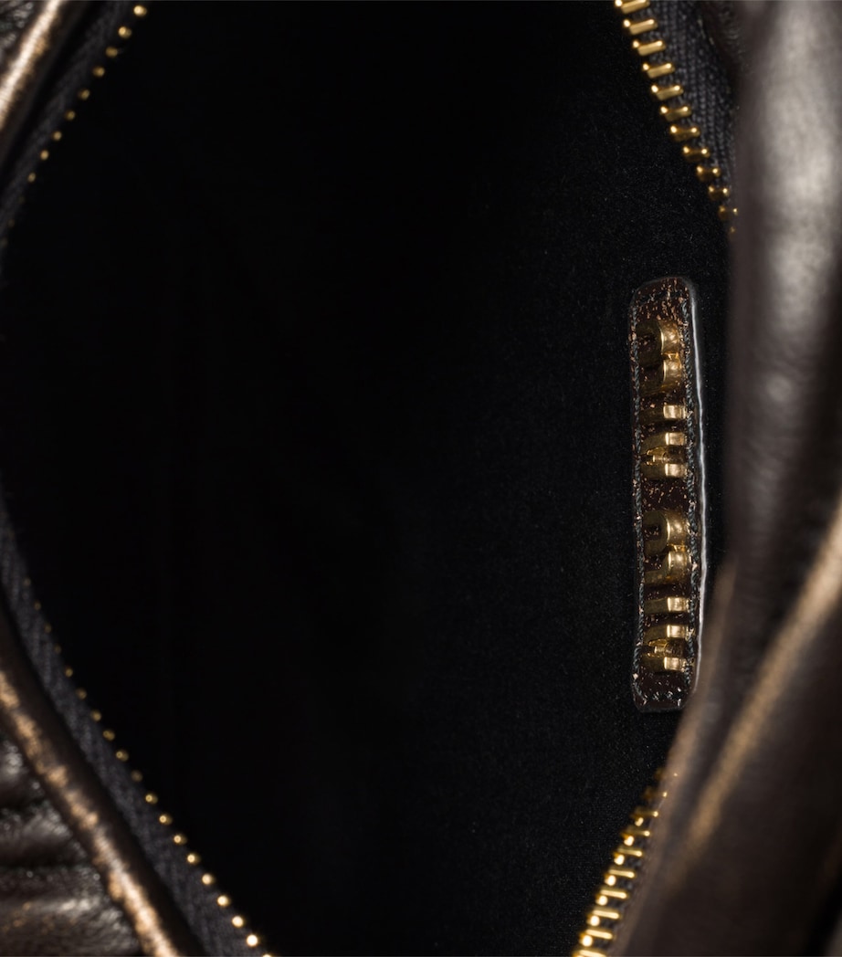 Small Matelassé Lambskin Wander Top-Handle Bag F0201 Image 6