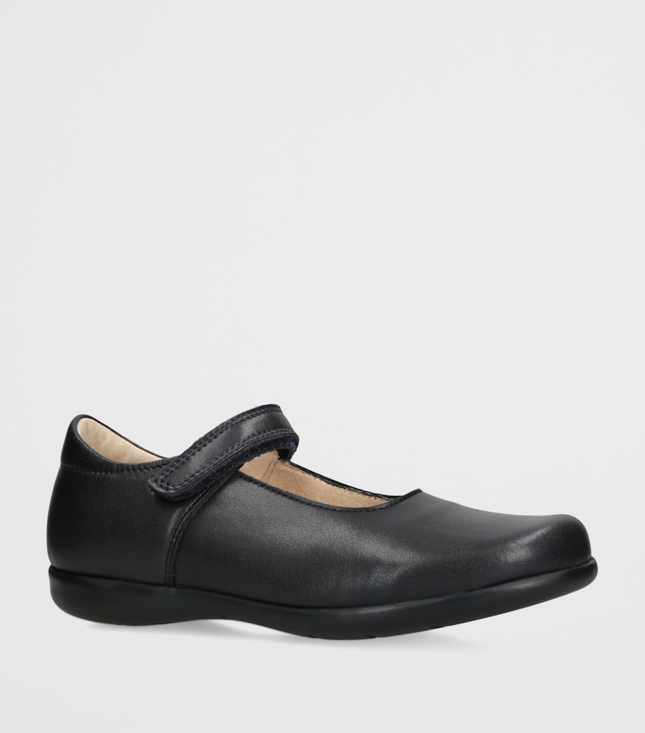 Leather Emily School Shoes NAVY Image 3
