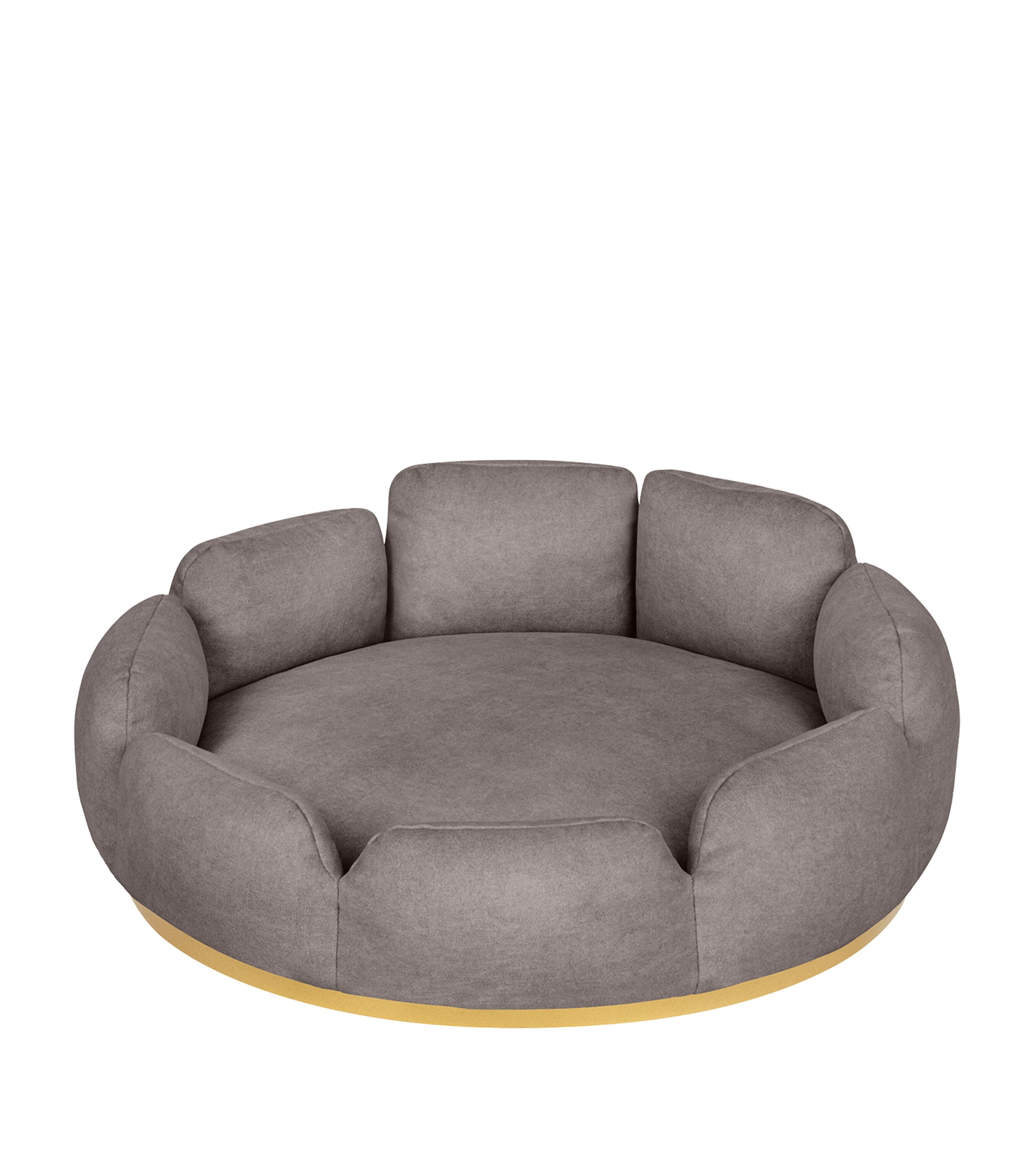 Small Camelia Pet Bed TAUPE+GOLD Image 2