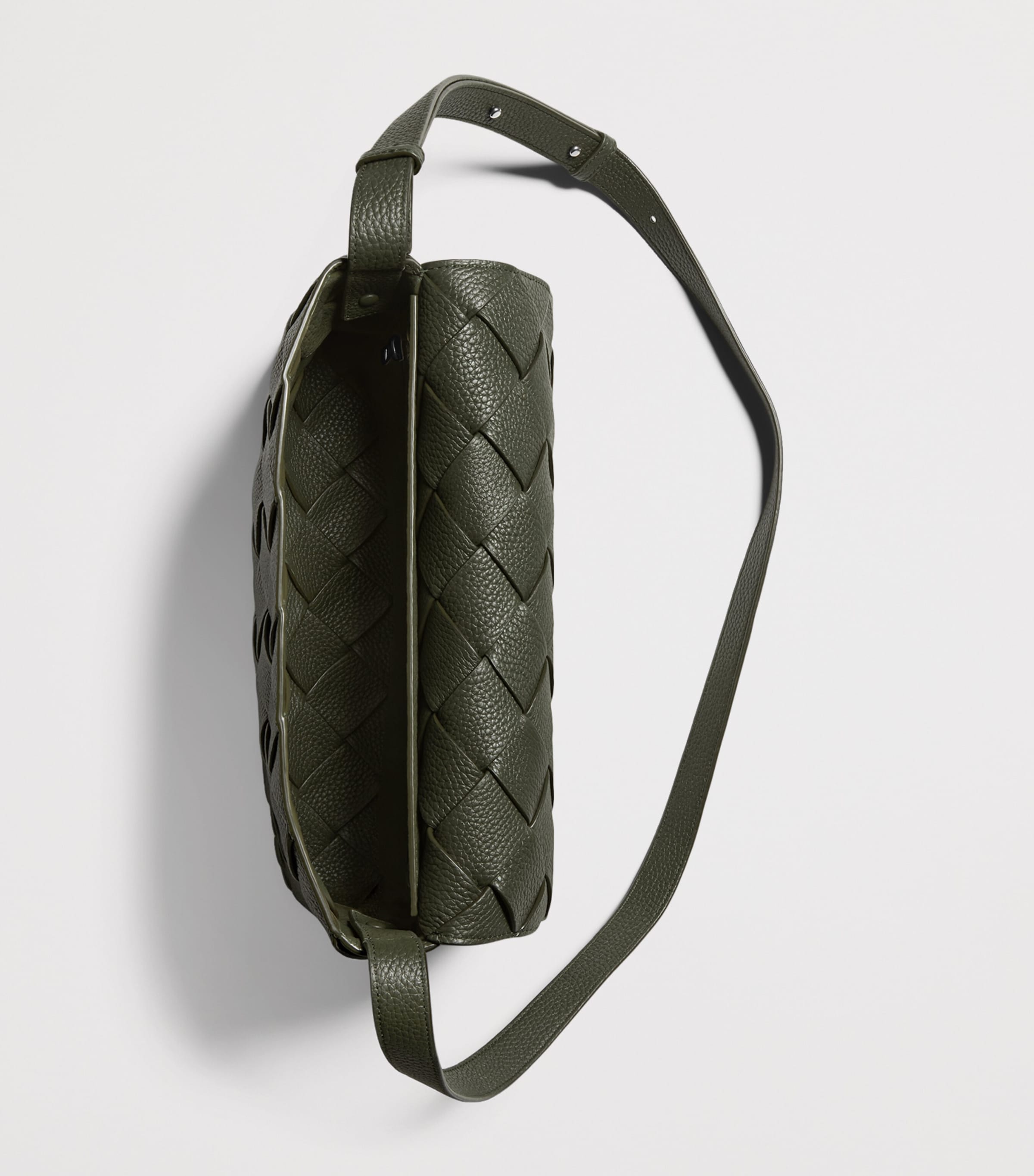 Bottega Veneta Large Leather Diago Cross-Body Bag Image 3