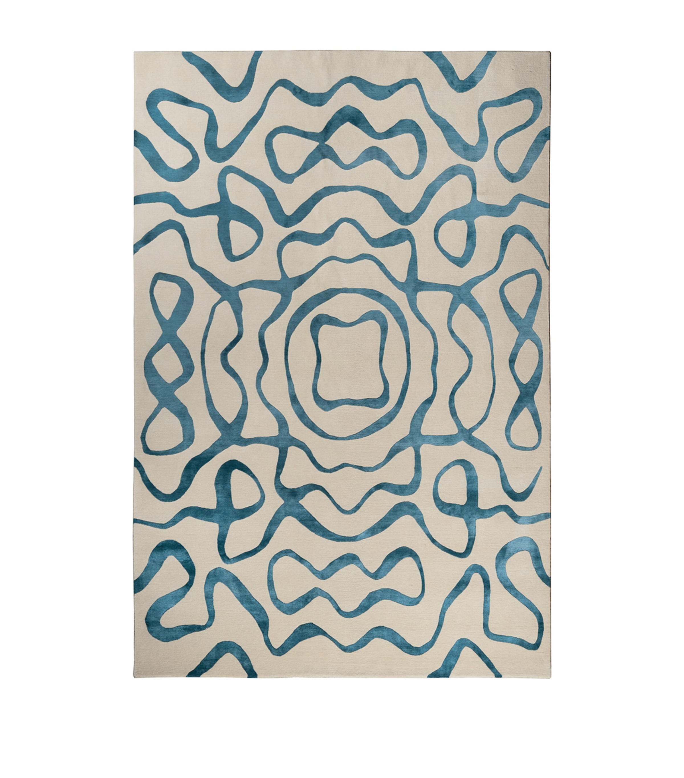 The Rug Company X Ken Fulk Sonic Wave Rug In Blue