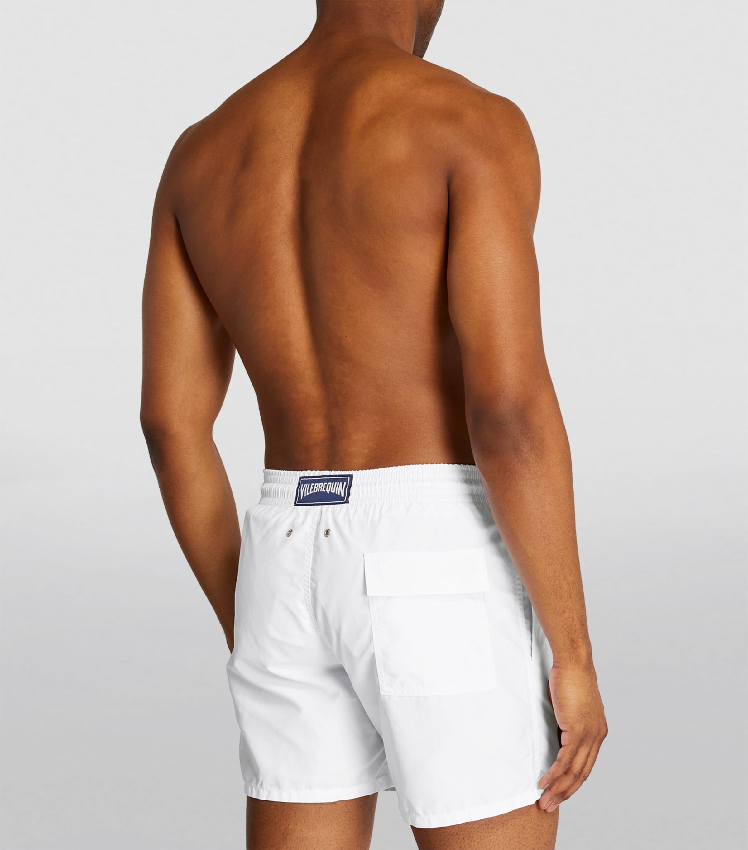 Vilebrequin Mens Recycled Moorea Swim Shorts White Image 3