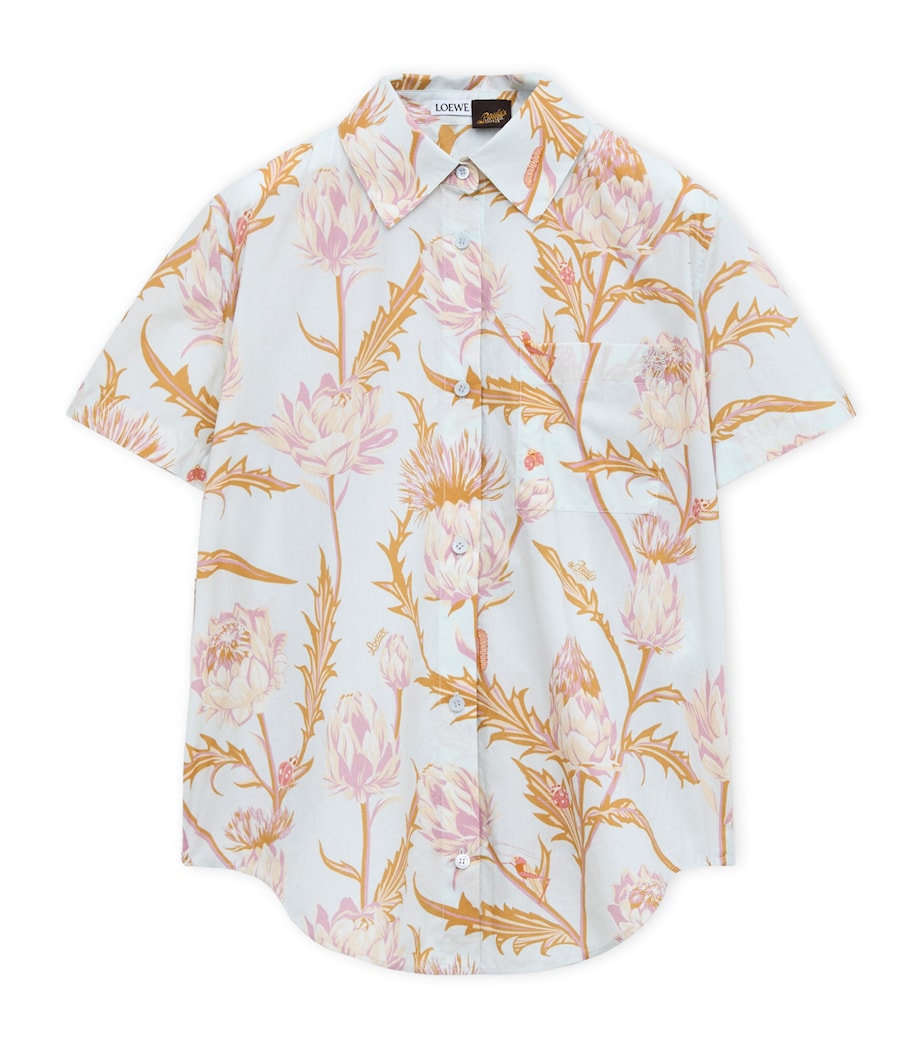 LOEWE Womens x Paula's Ibiza Artichoke Short-Sleeve Shirt Image 1
