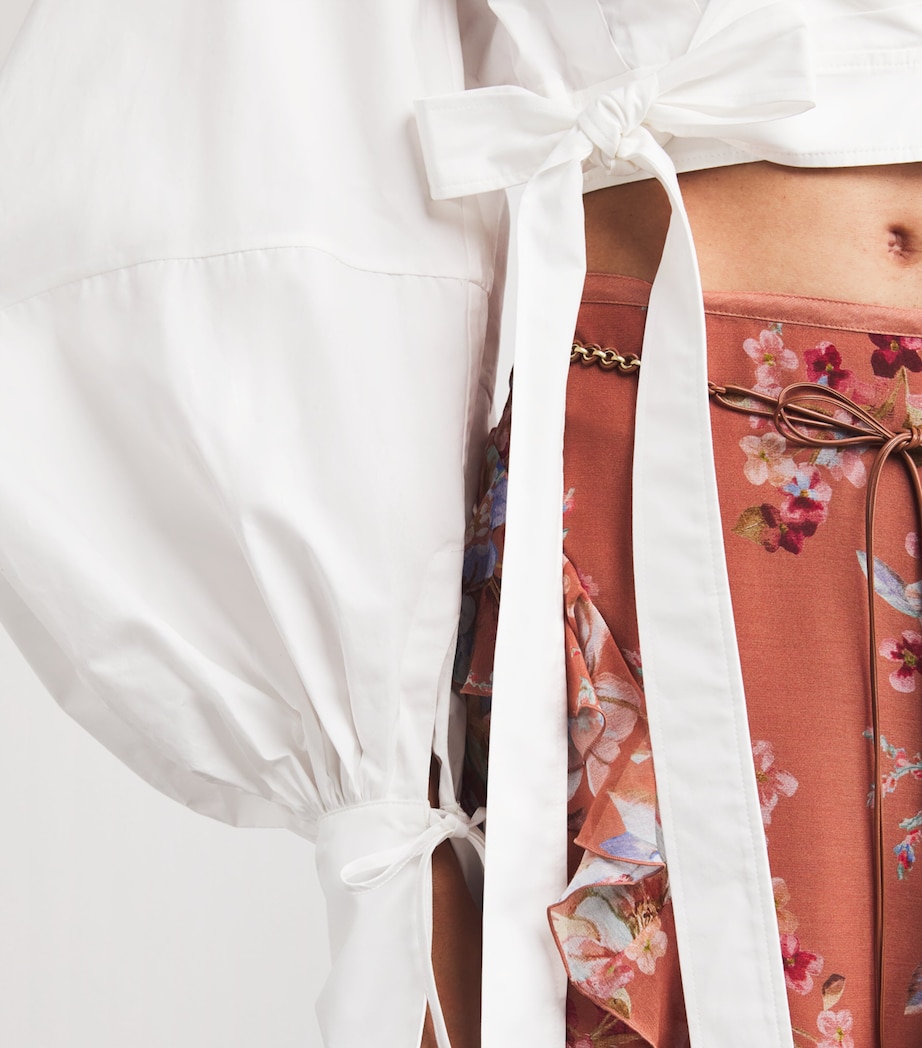 Cotton Poplin Rebellion Blouse IVO IVORY Image 6