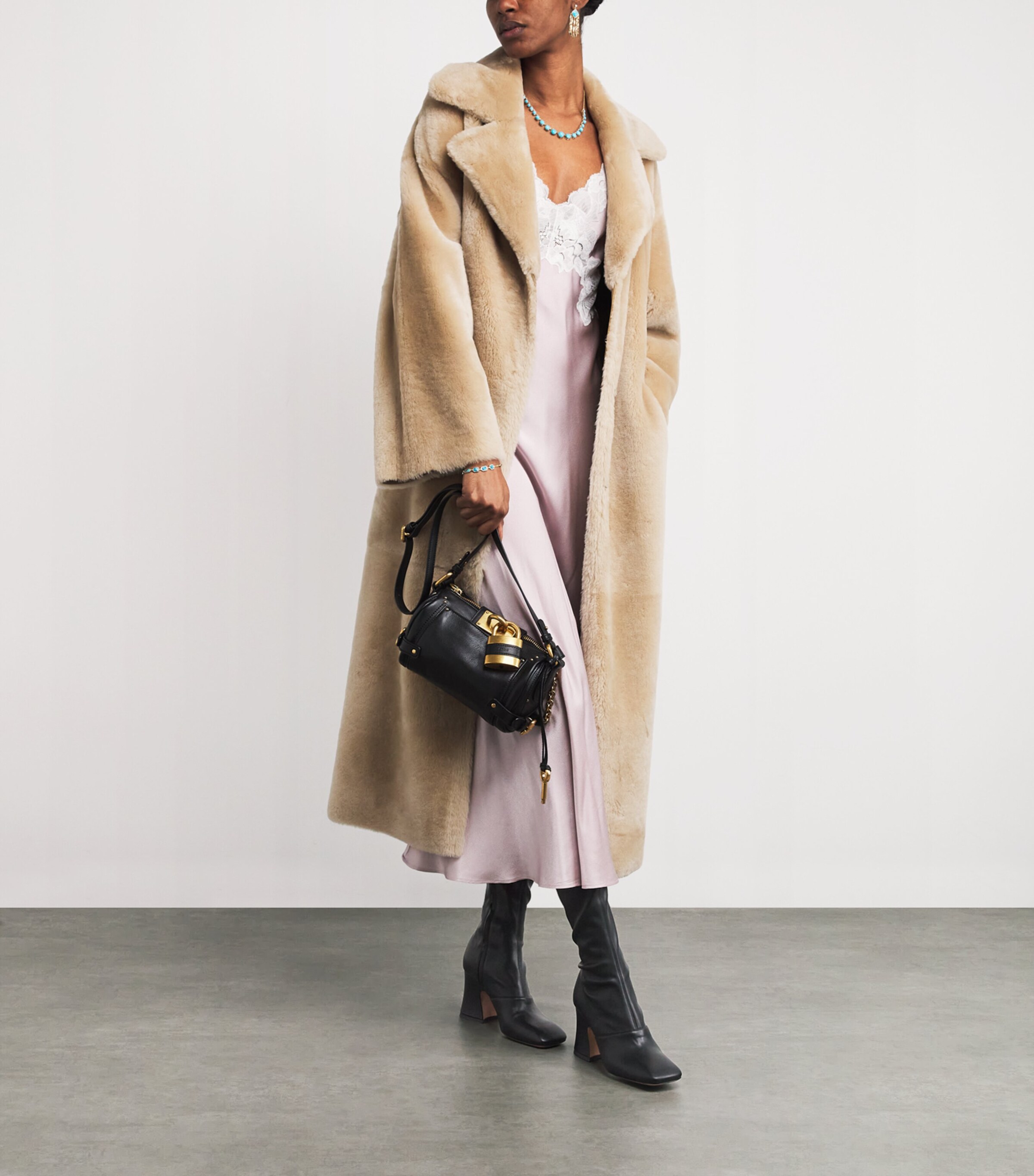 Chloé Leather Janis Over-The-Knee Boots 85 Black Image 5