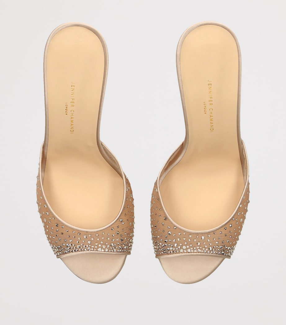Embellished Guido Mules 85 CHAMPAGNE Image 4