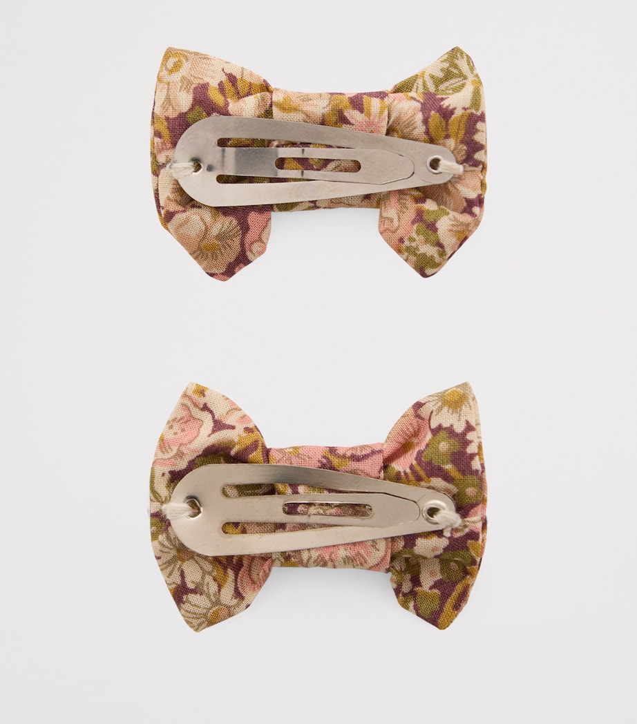 Bow Hair Clips (Set of 2) FL ROSE CAMELIA Image 2