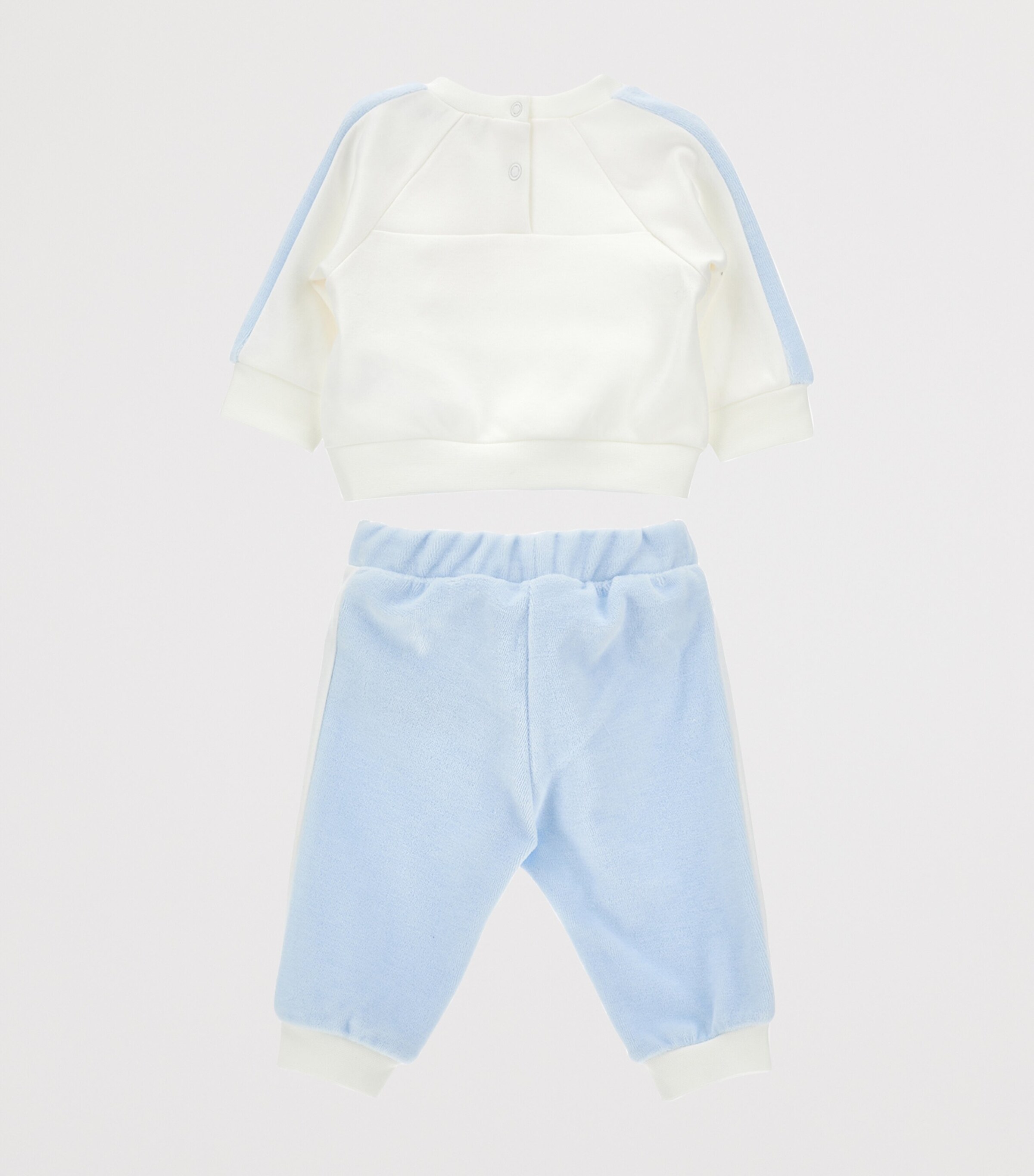 Cotton Sweatshirt and Sweatpants Set (1-9 Months) PANNA+NUVOLA Image 2