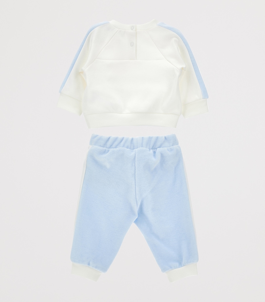 Cotton Sweatshirt and Sweatpants Set (1-9 Months) PANNA+NUVOLA Image 2